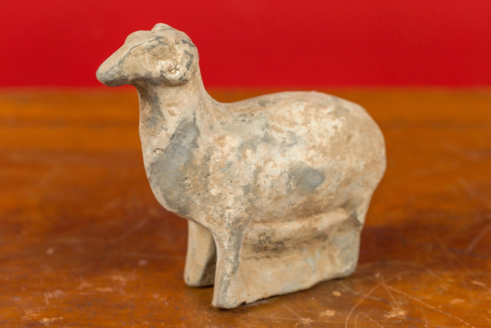 Small Chinese Han Dynasty Terracotta Sheep Mingqi, circa 202 BC-200 AD - 9