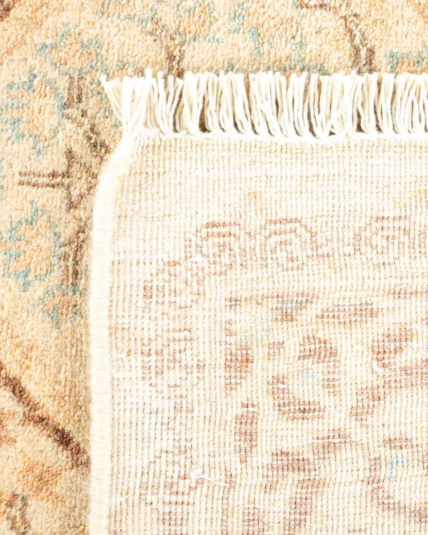 Mogul, One-of-a-Kind Hand-Knotted Area Rug - Ivory, 4' 0" x 8' 3" - 5