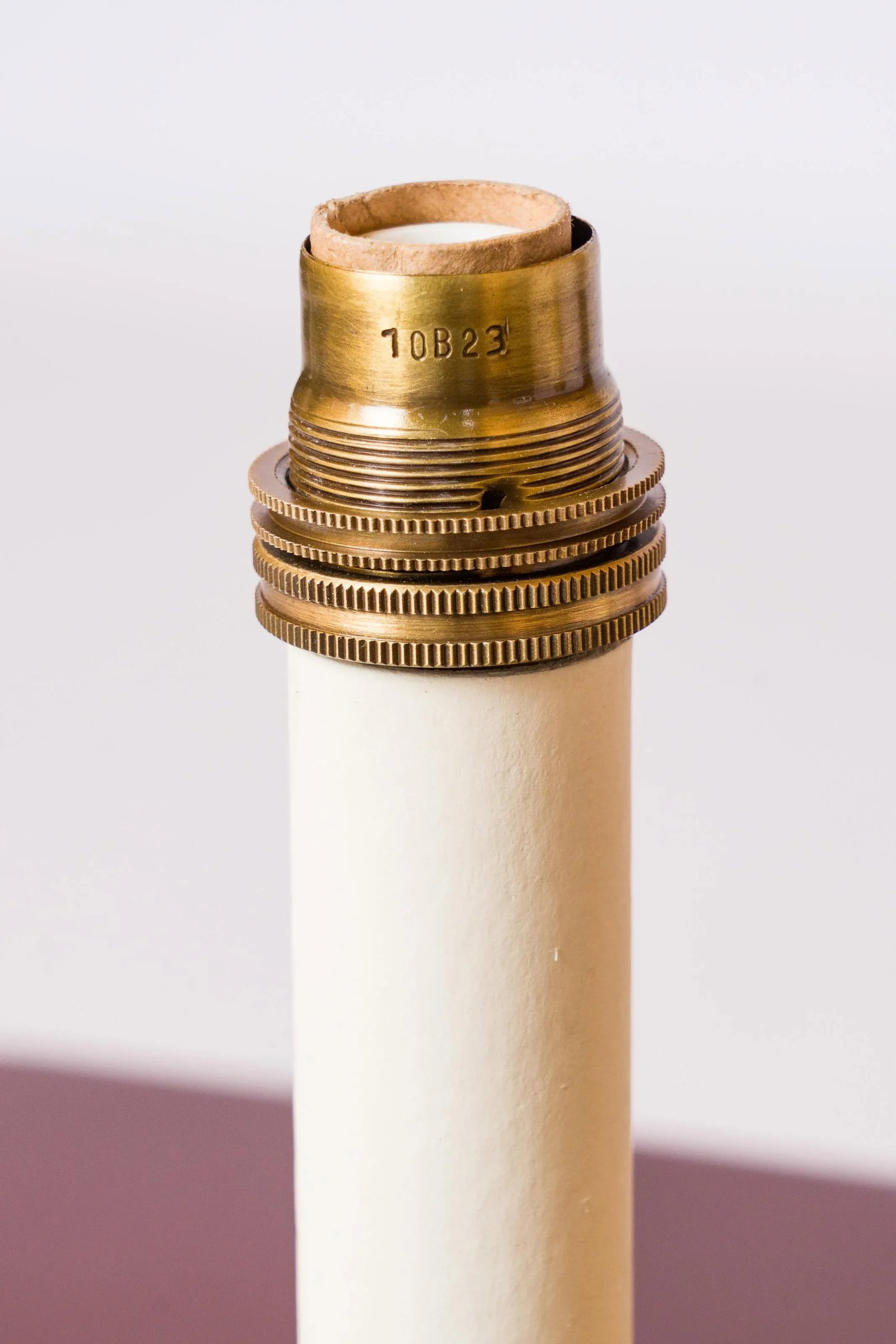 Pair of Neoclassical Style Bronze Candlestick Table Lamps, France 1960s - 5