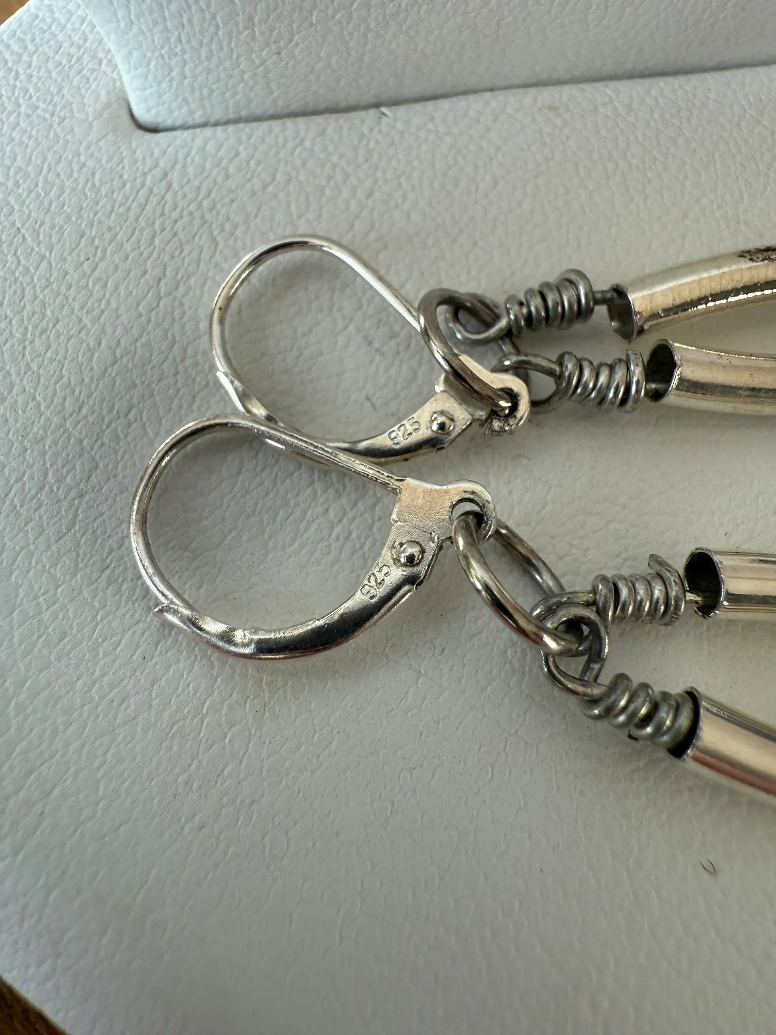 1990s Sterling Silver Lapis Lazuli Necklace Earrings Set - 3 Pieces - 3