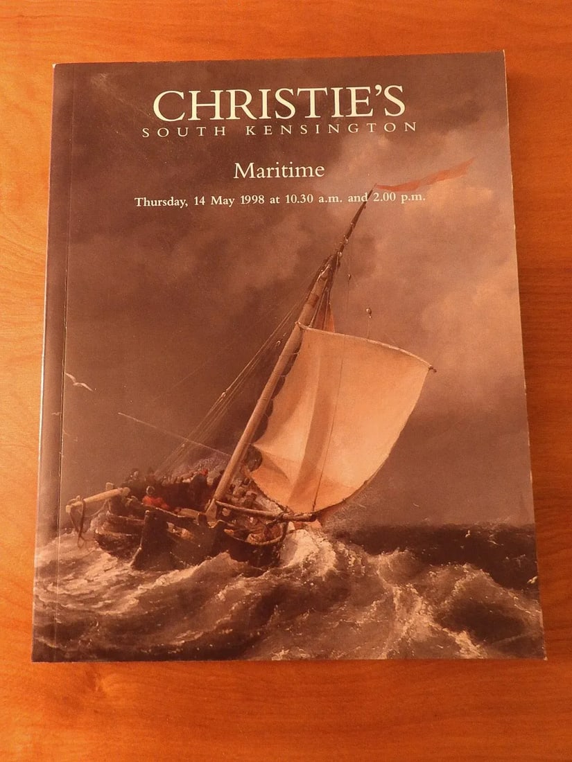 Christie's London Maritime Art & Memorabilia Auction Catalog 1998 - 3