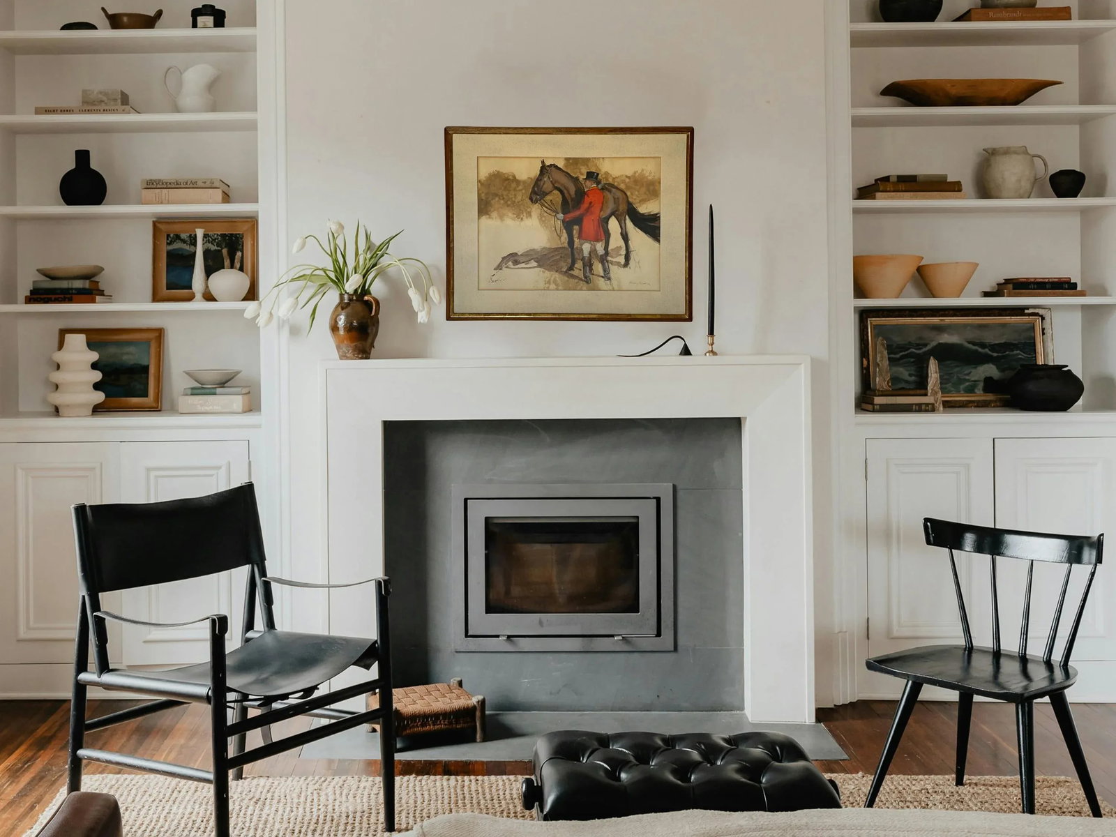 1990s "Study of a Hunter" Vintage Equestrian Watercolor Horse Painting by Henry Koehler - 7