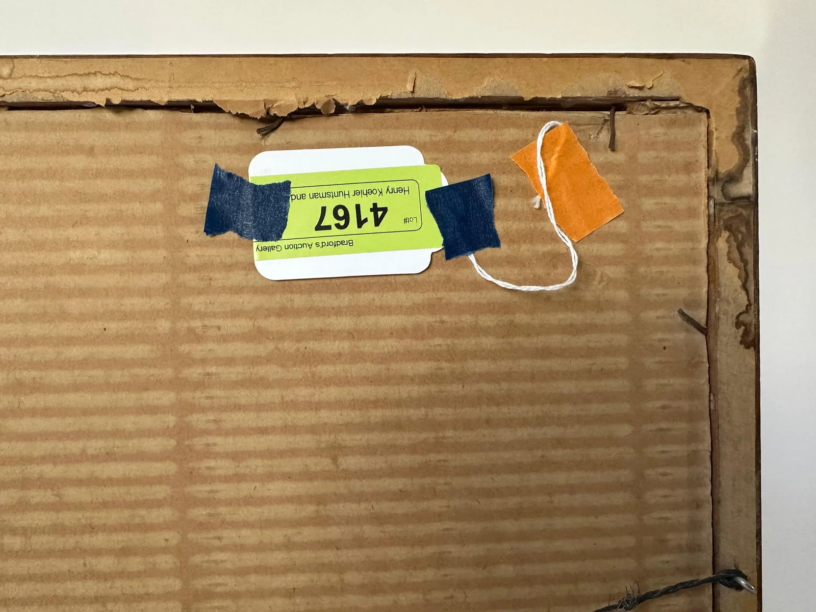 1990s "Study of a Hunter" Vintage Equestrian Watercolor Horse Painting by Henry Koehler - 9