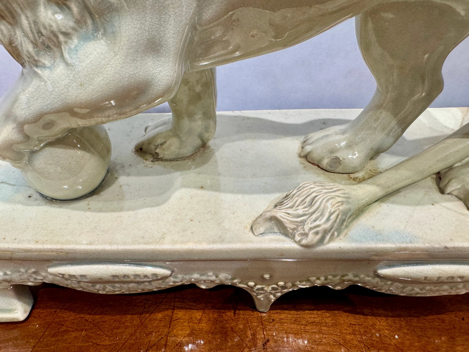Staffordshire Pearlware Lion Figure Attributed to Sherratt, 1830 - 10