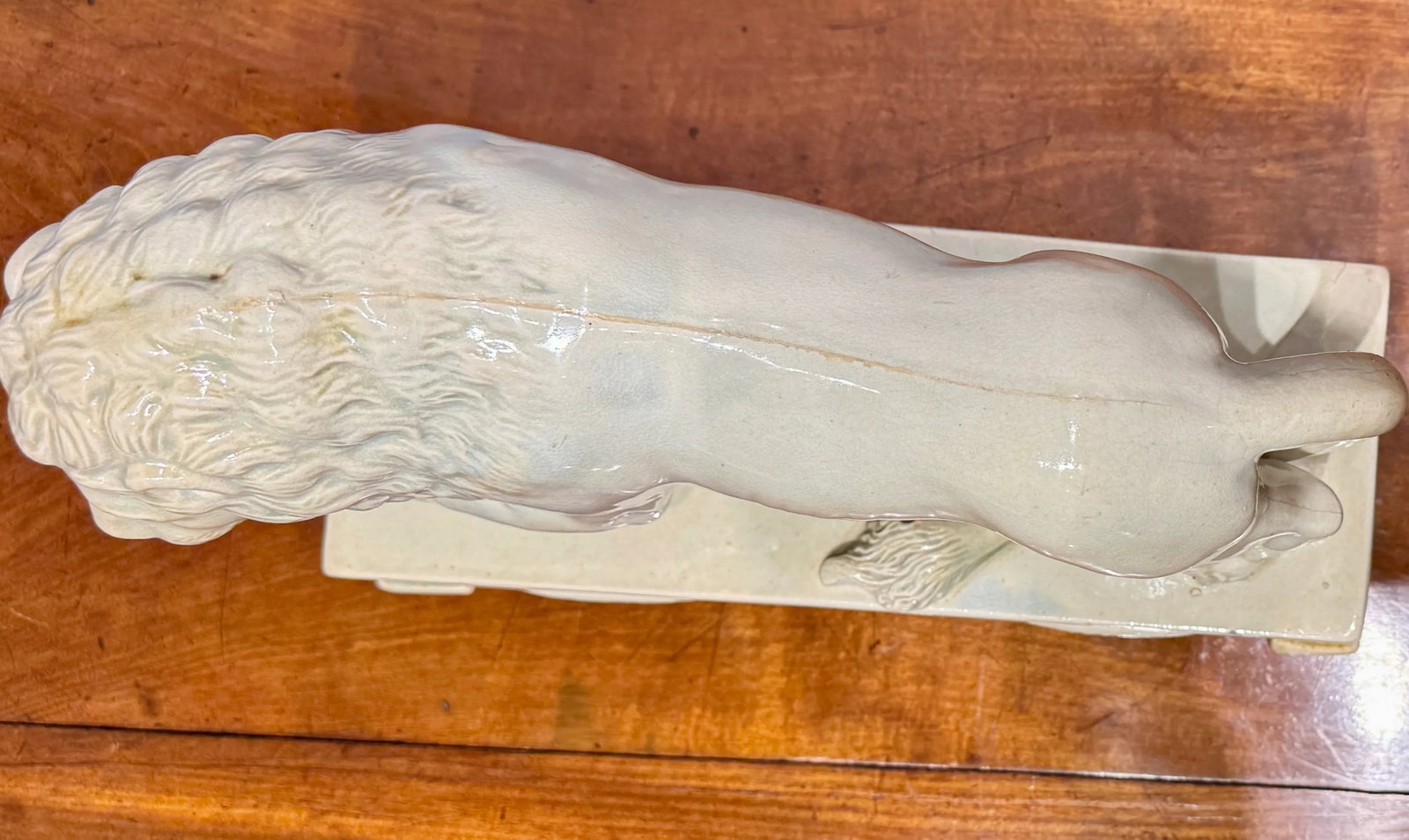 Staffordshire Pearlware Lion Figure Attributed to Sherratt, 1830 - 6