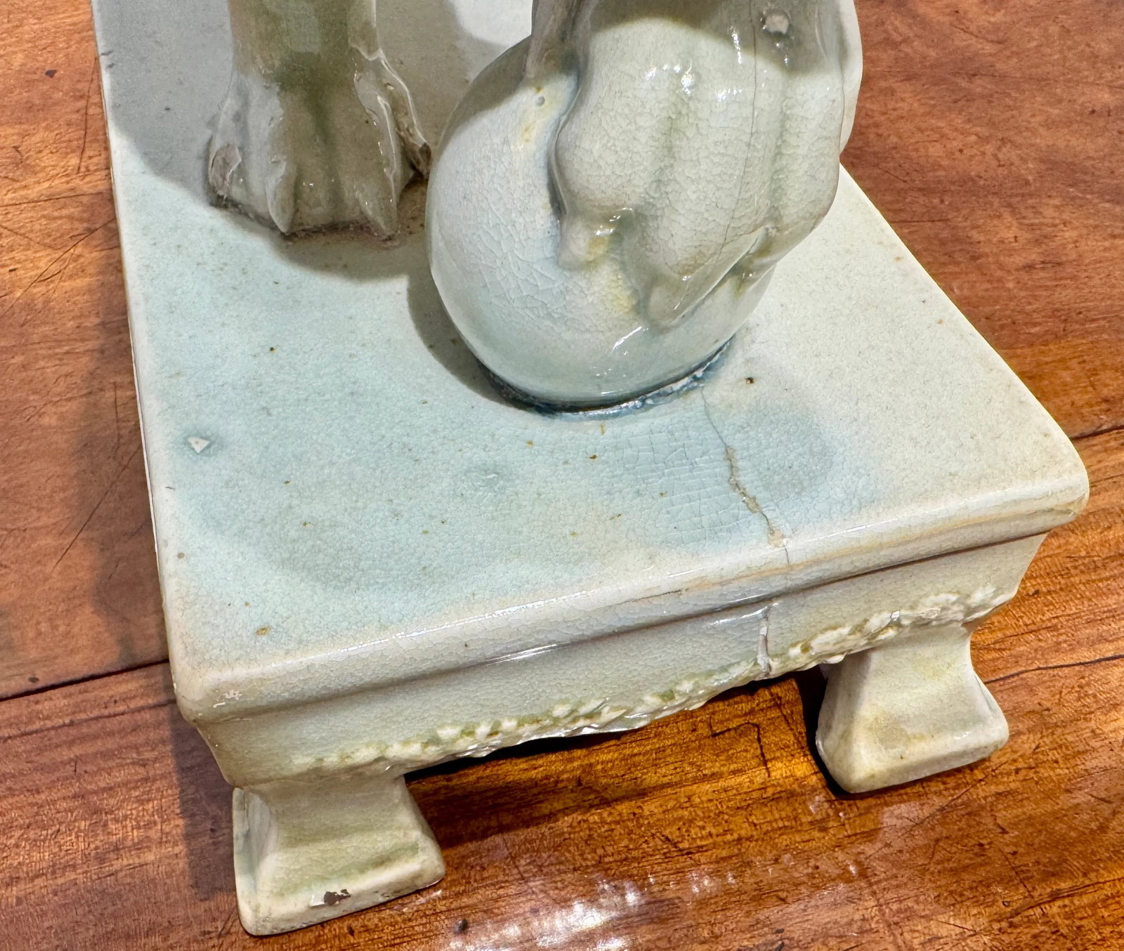 Staffordshire Pearlware Lion Figure Attributed to Sherratt, 1830 - 8