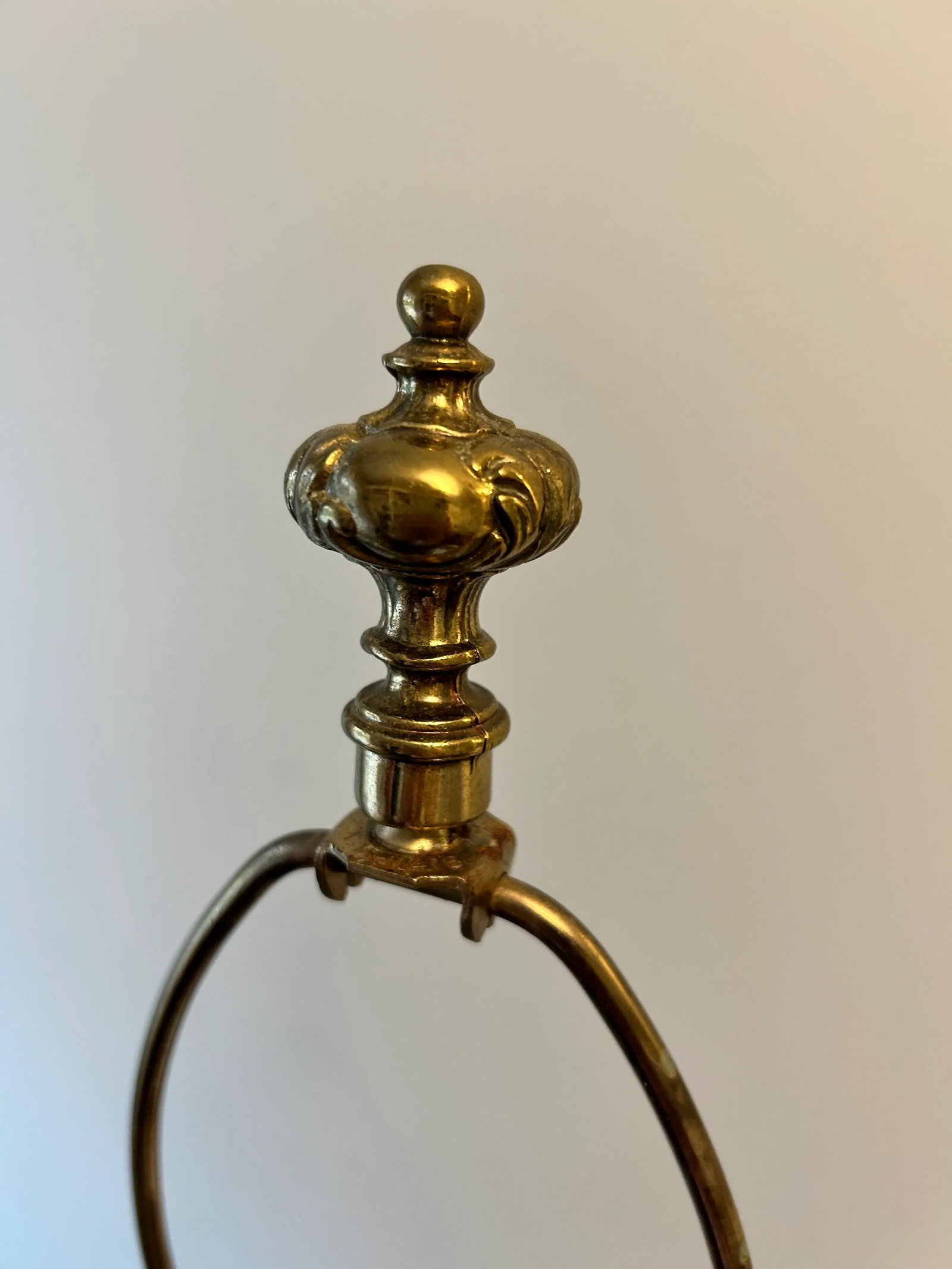 Pair of Large Mid-Century Stiffel Brass and Cut Crystal Column Table Lamps - 6