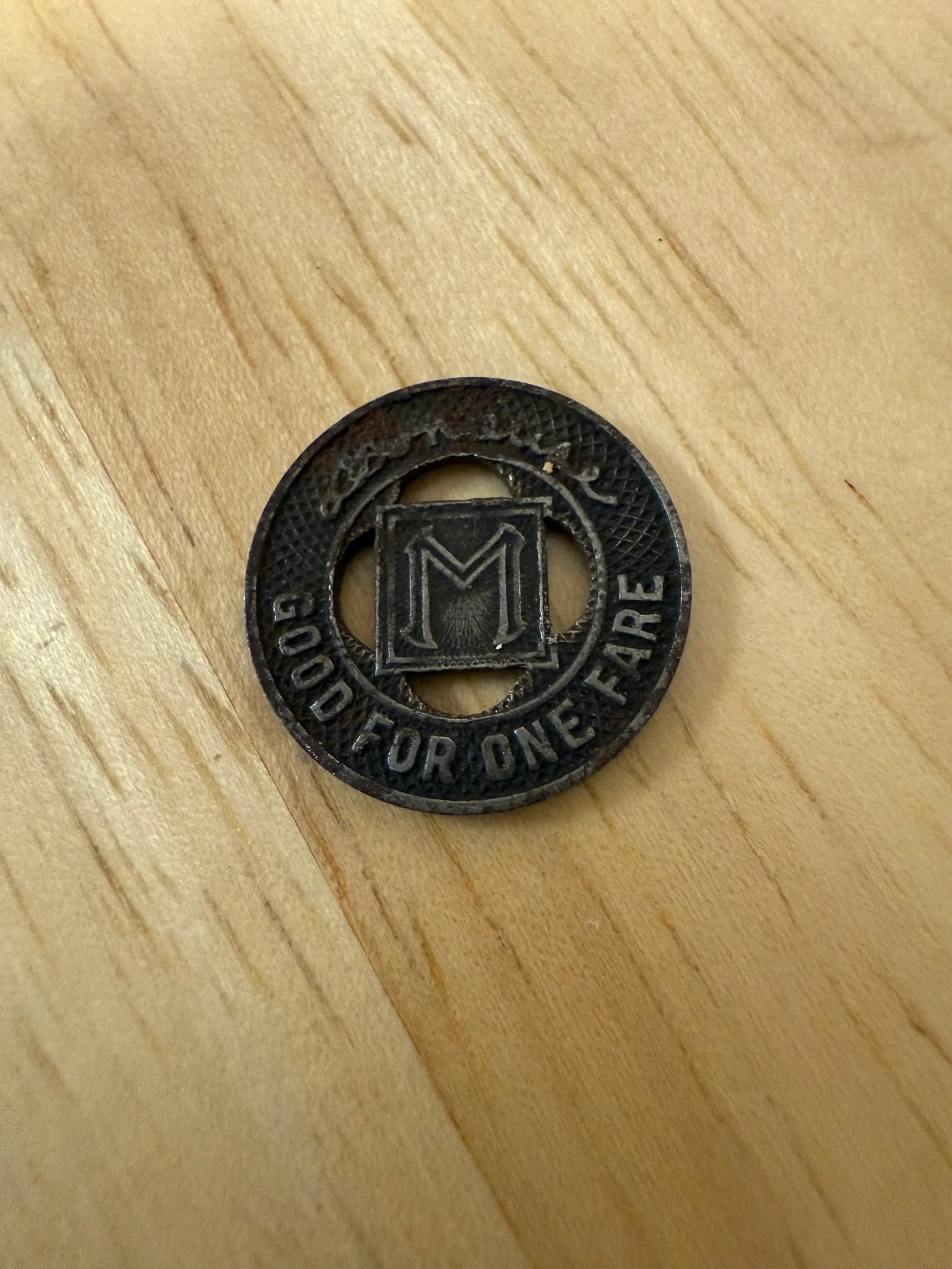 Street Car Tokens Minneapolis Minnesota Street Railway Co 1940s Good for One Fare - 4