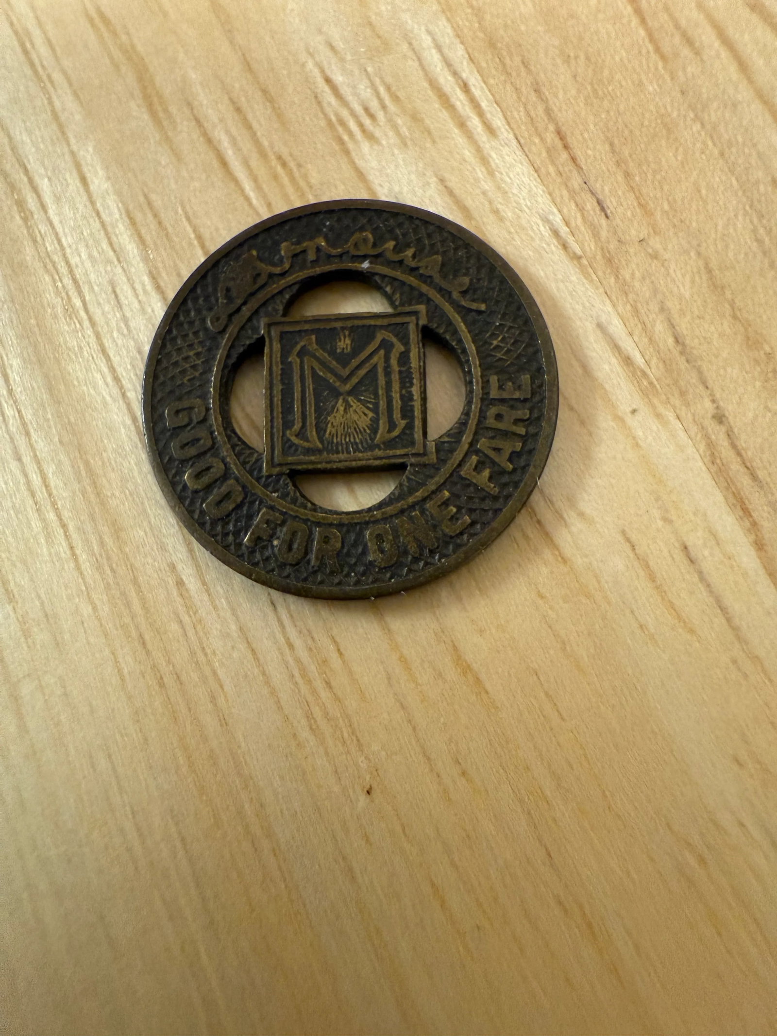 Street Car Tokens Minneapolis Minnesota Street Railway Co 1940s Good for One Fare - 6