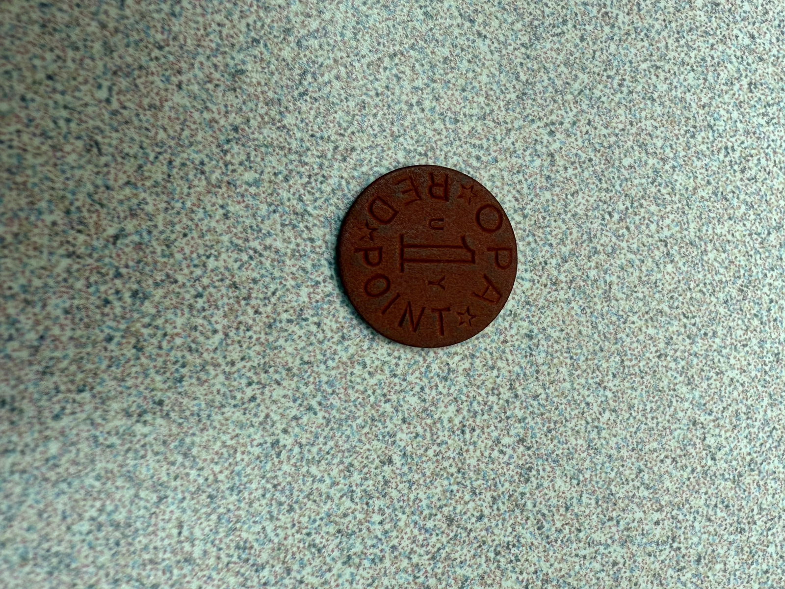 1940s World War II Red Point Ration Token - 4