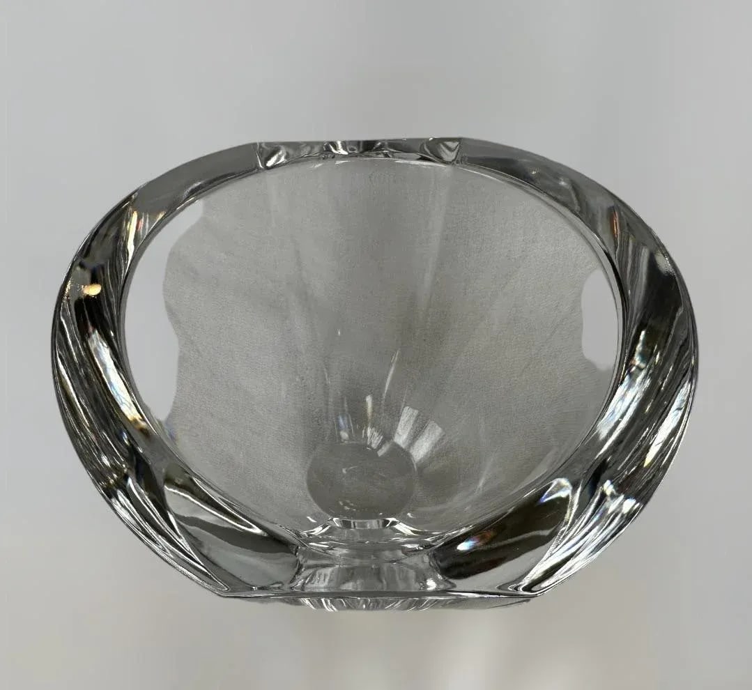 Orrefors Mirror Vase Bowl Sweden Erika Lagerbielke 1980's - 4