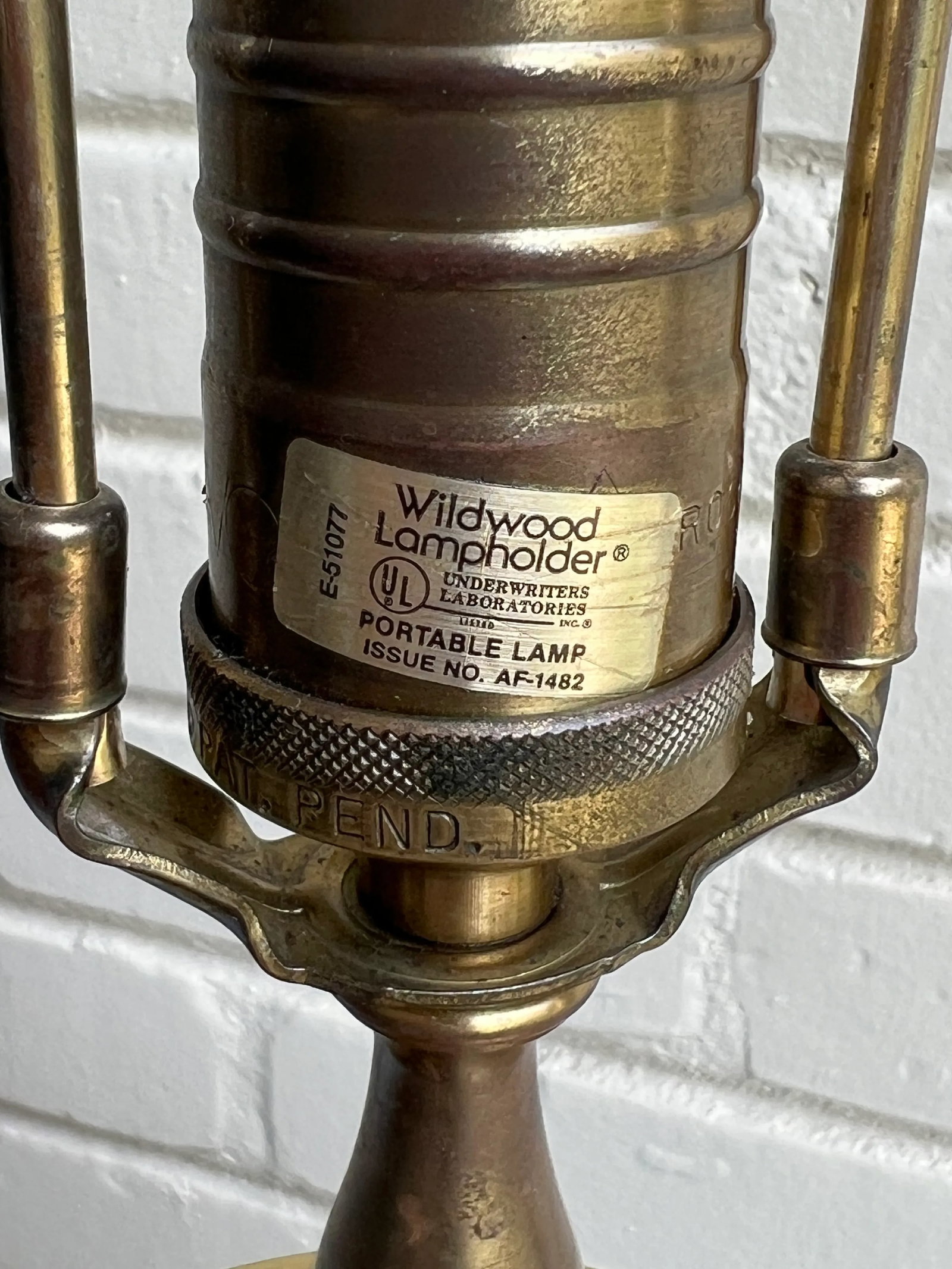 Vintage Chinoiserie Purple Iris Ginger Jar Style Table Lamp by Wildwood - 10