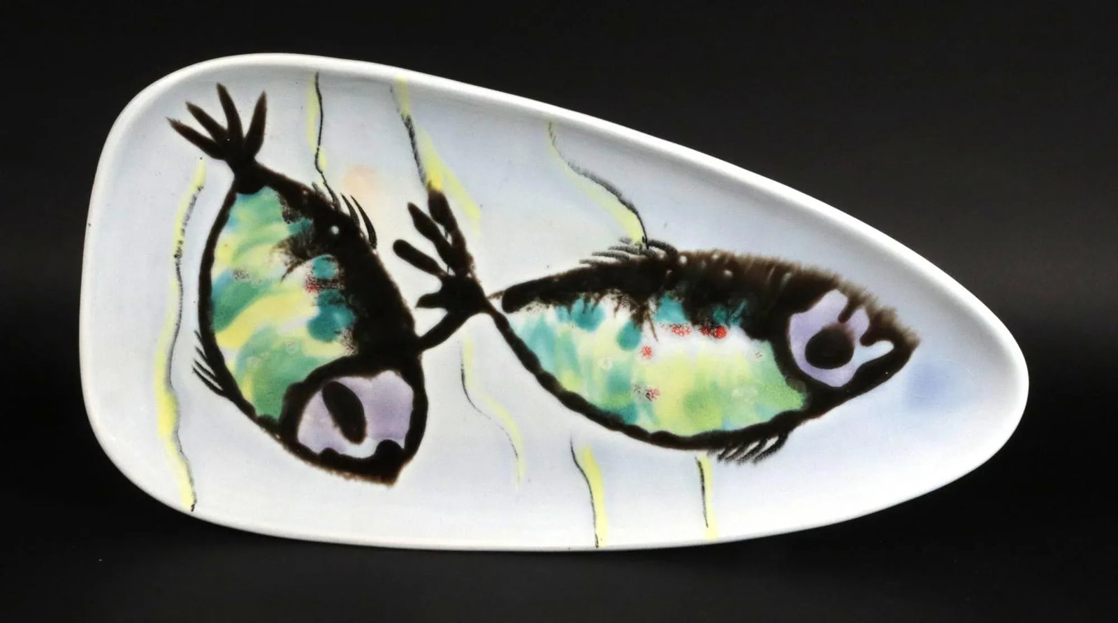 Vintage French Faience Service Decorated With Fish, Manufacture De FaÃ¯ence De Quimper - 7