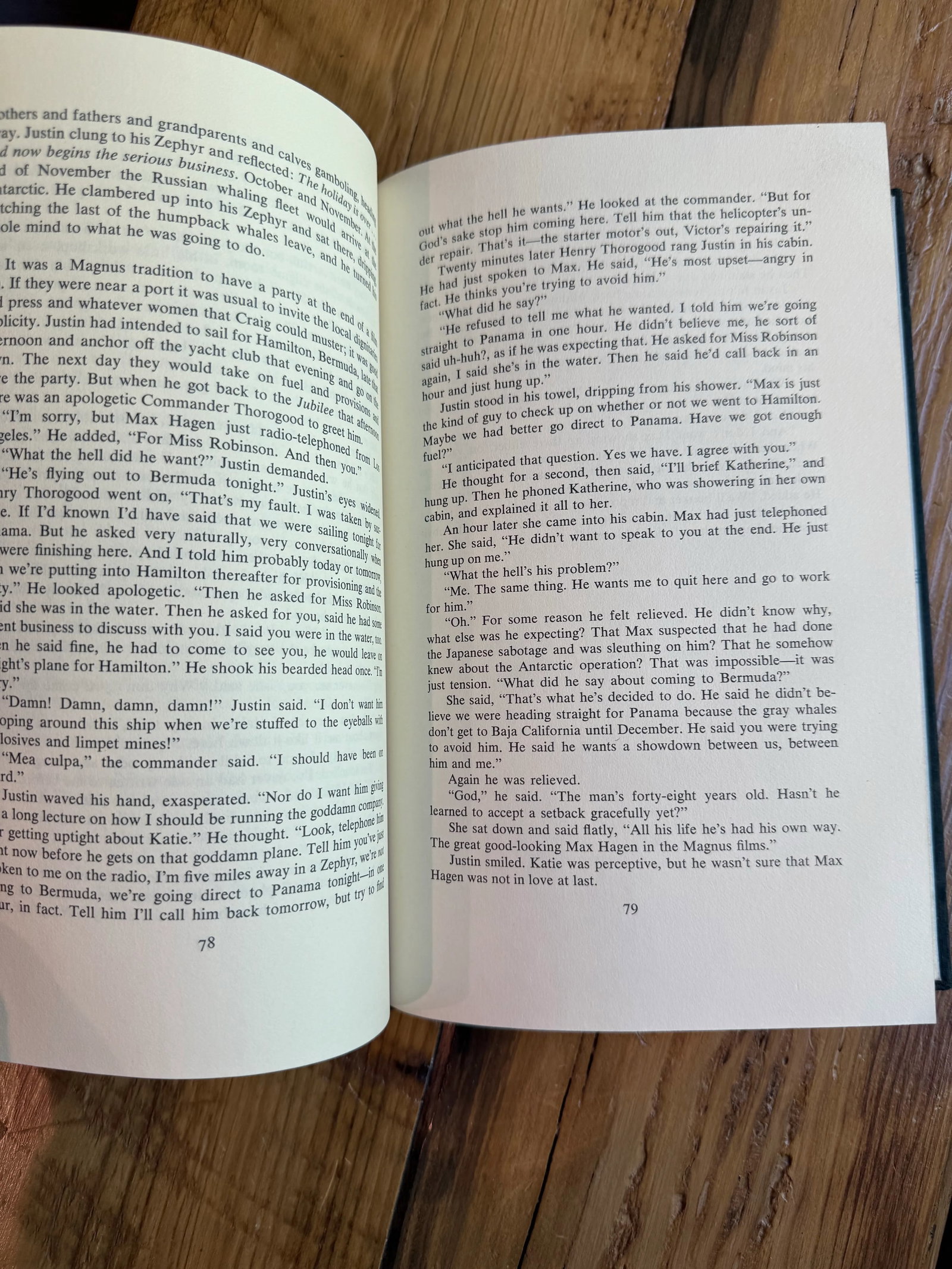 First Edition 1976 Hardcover Book Leviathan by John Gordon Davis - 7