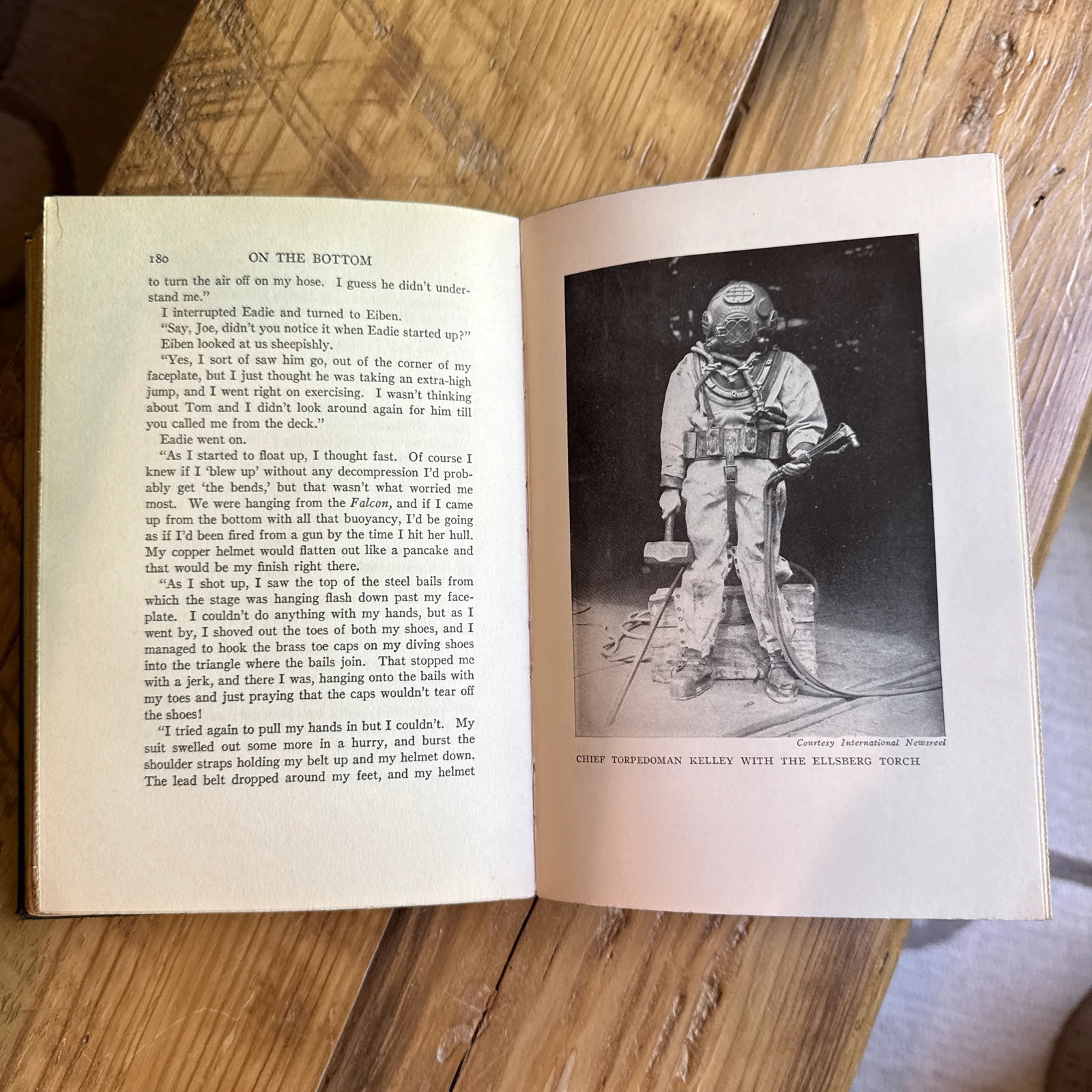 1929 Hardcover Historical Maritime Non-Fiction on the Bottom by Commander Edward Ellsberg, S-51 Subm - 2