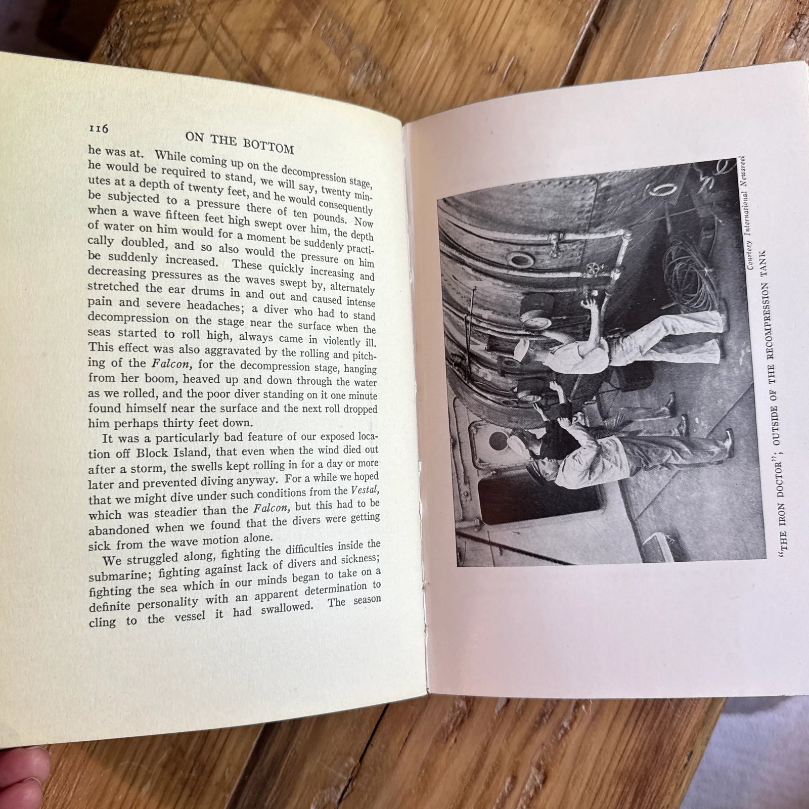 1929 Hardcover Historical Maritime Non-Fiction on the Bottom by Commander Edward Ellsberg, S-51 Subm - 5