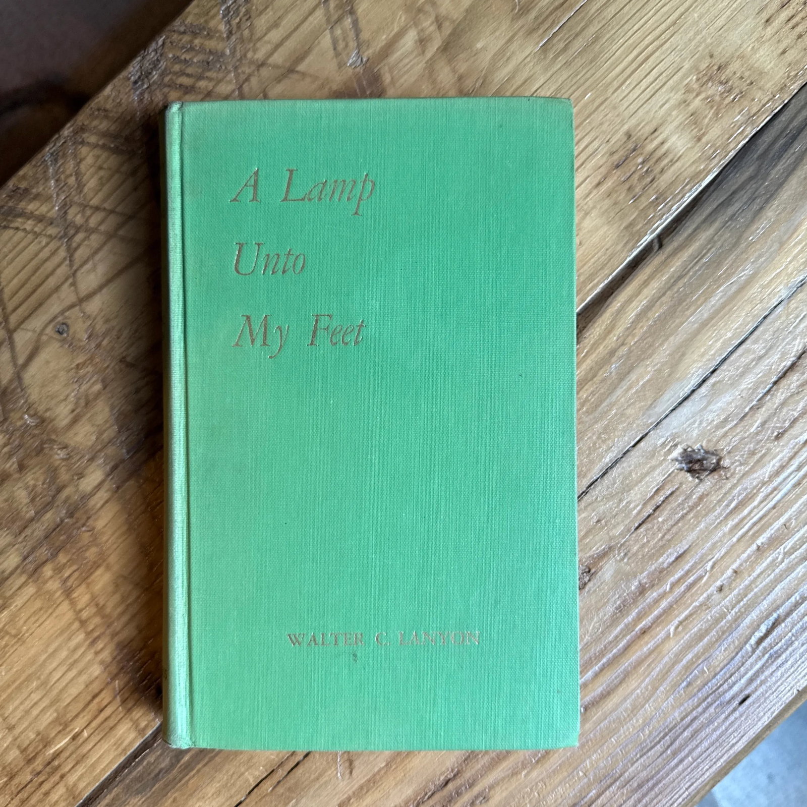 1956 Green Hardcover Book a Lamp Unto My Feet by Walter C. Lanyon - 8