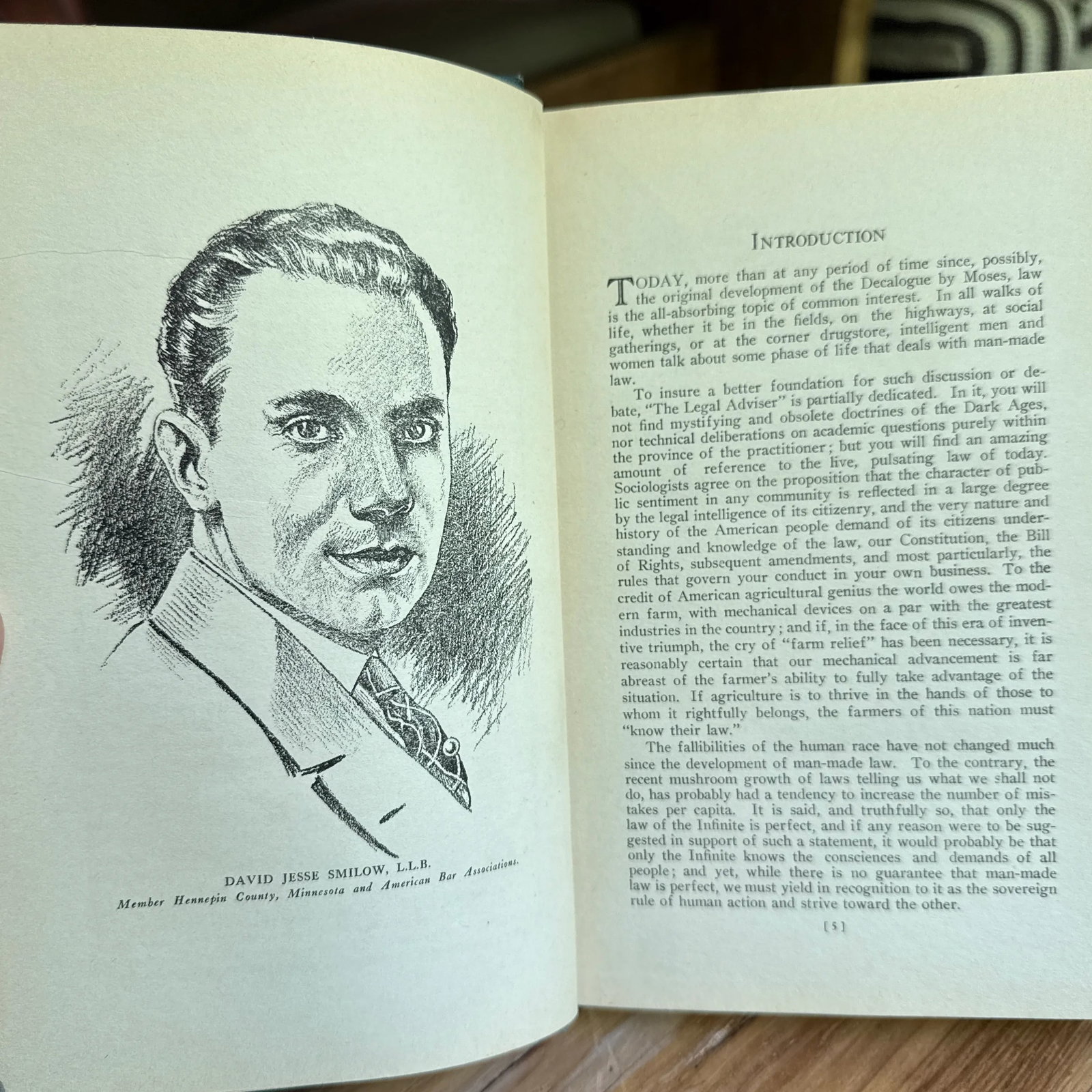 1929 First Edition Hardcover Book " the Legal Adviser," by David J. Smilow Agriculture Law - 5