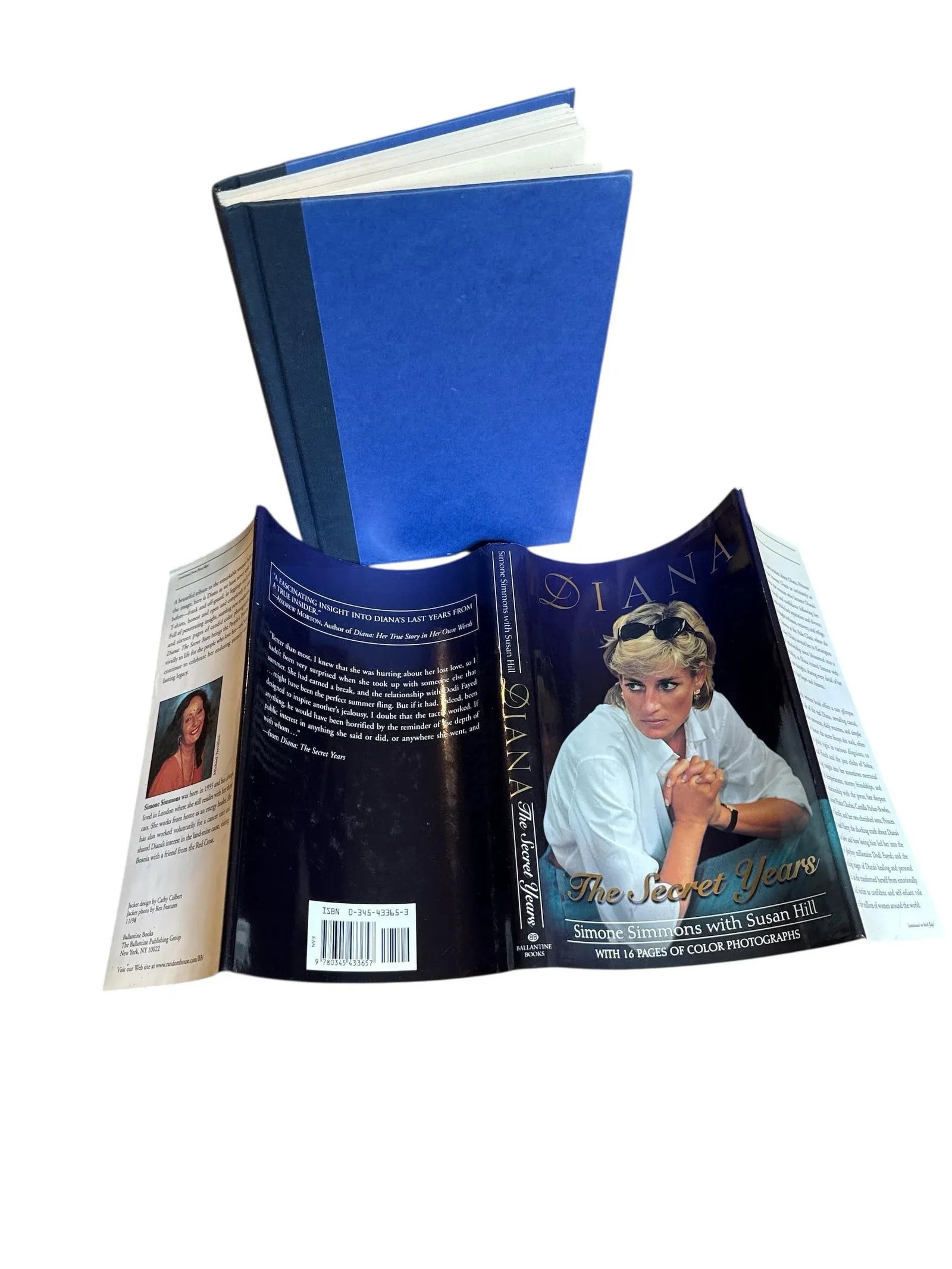 First Edition 1998 Diana the Secret Years Hardcover Book - 2