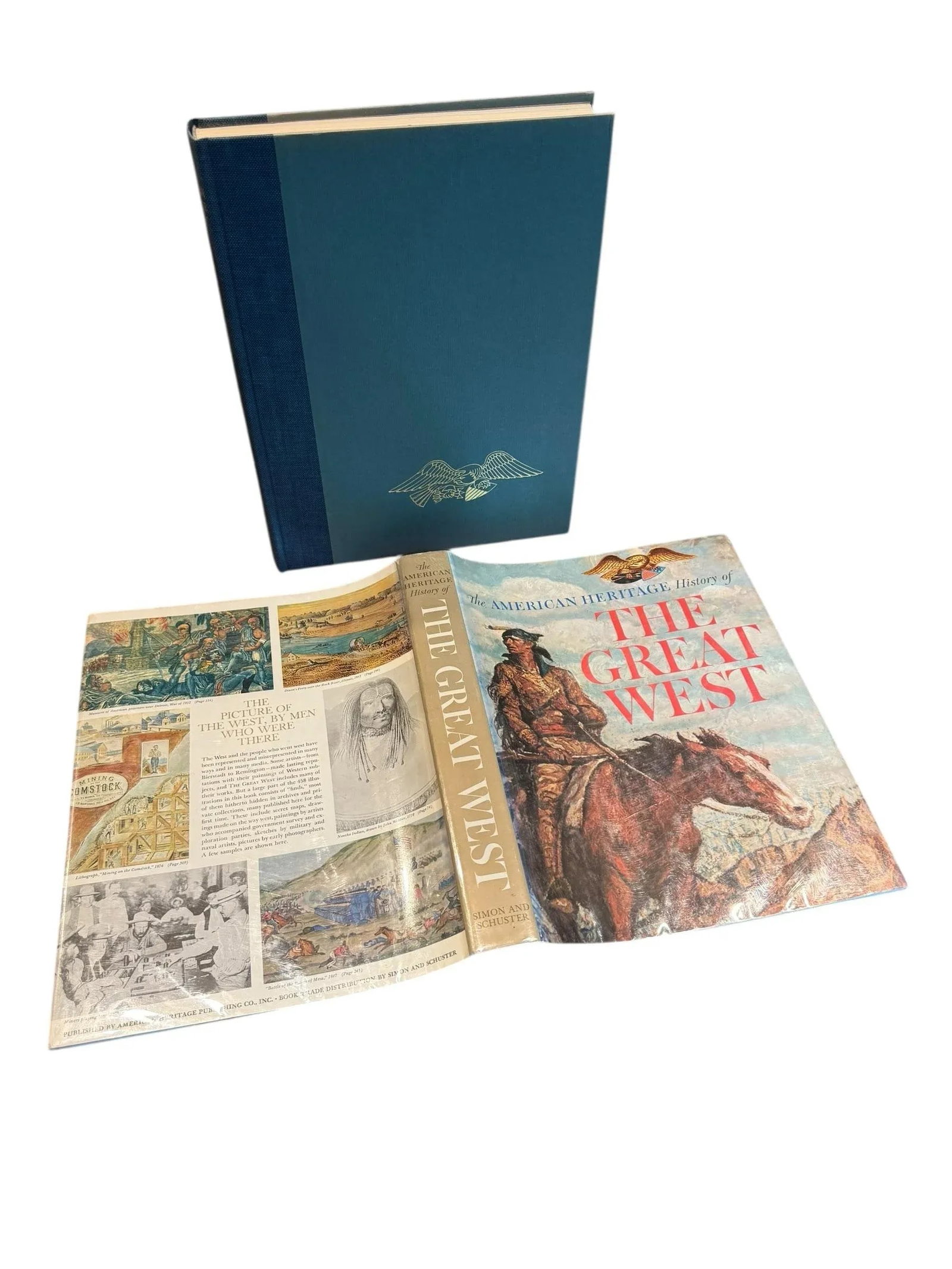 First Edition 1965 History of the Great West Coffee Table Hardcover Book - 2