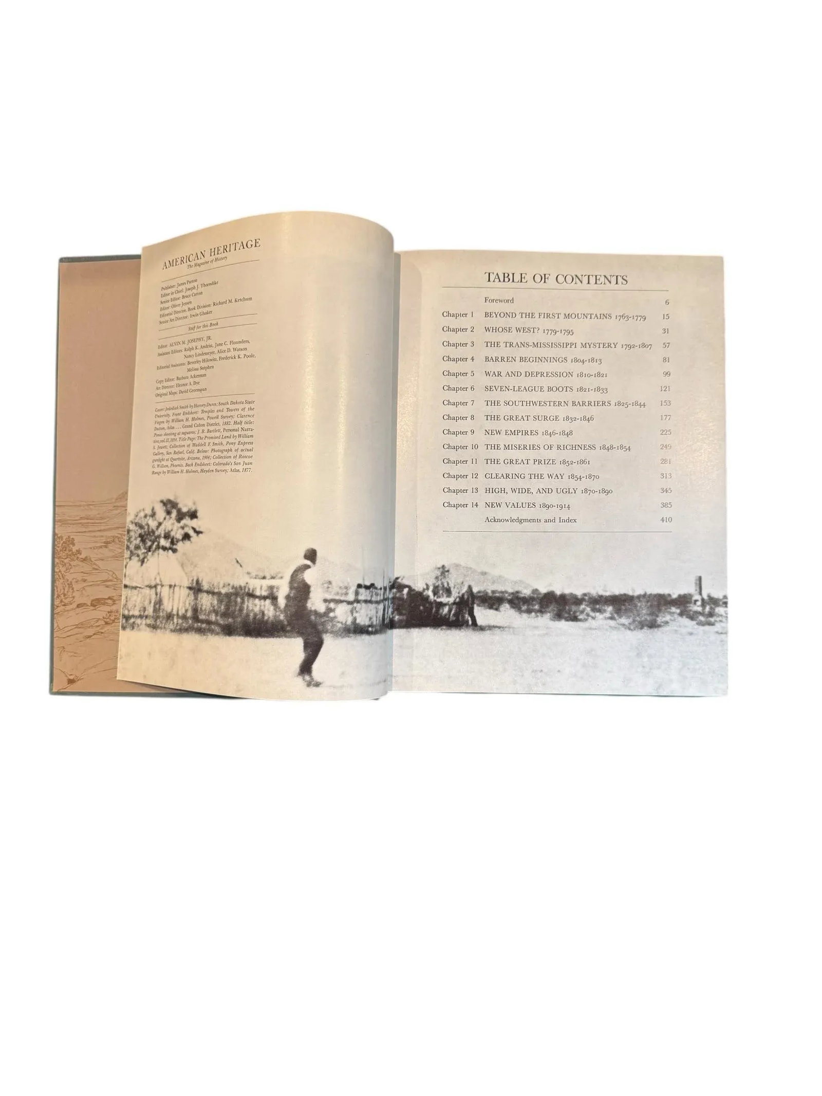 First Edition 1965 History of the Great West Coffee Table Hardcover Book - 6