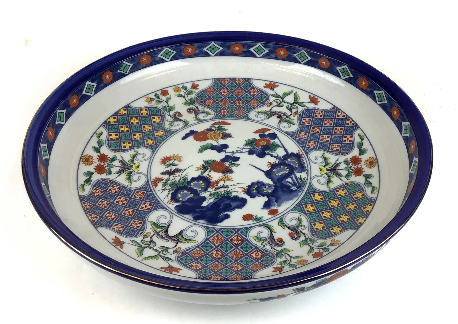 Vintage Japanese Artisan Decorative Bowl - 12