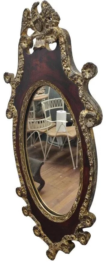 19th Century Carved and Gilt Mahogany Federal Revival Mirror - 6