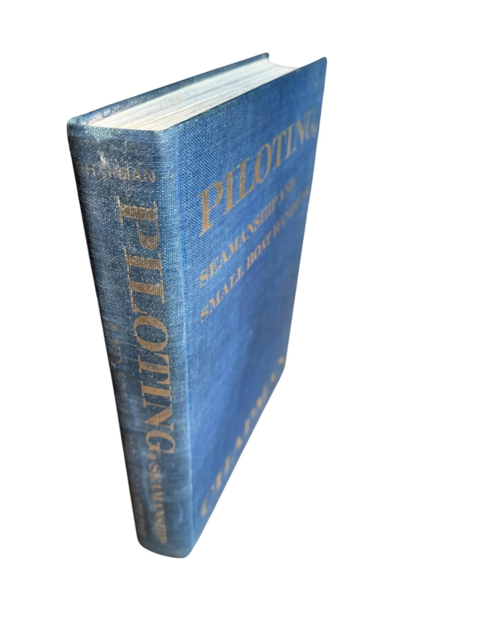 1971 Edition Piloting Seamanship and Small Boat Handling Maritime Blue Hardcover Reference Book - 11