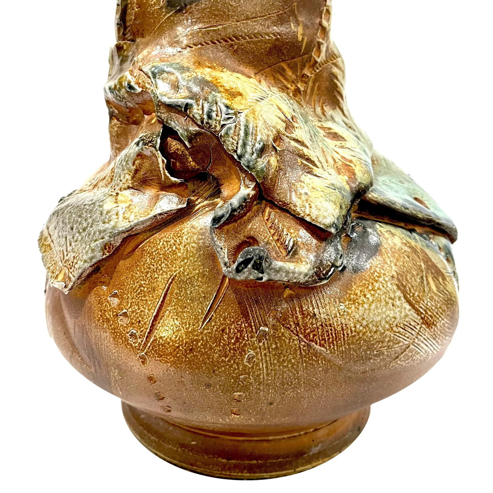 Extra Large Brutalist Studio Pottery Vase by Erik Omundson - Circa 1990's - 10