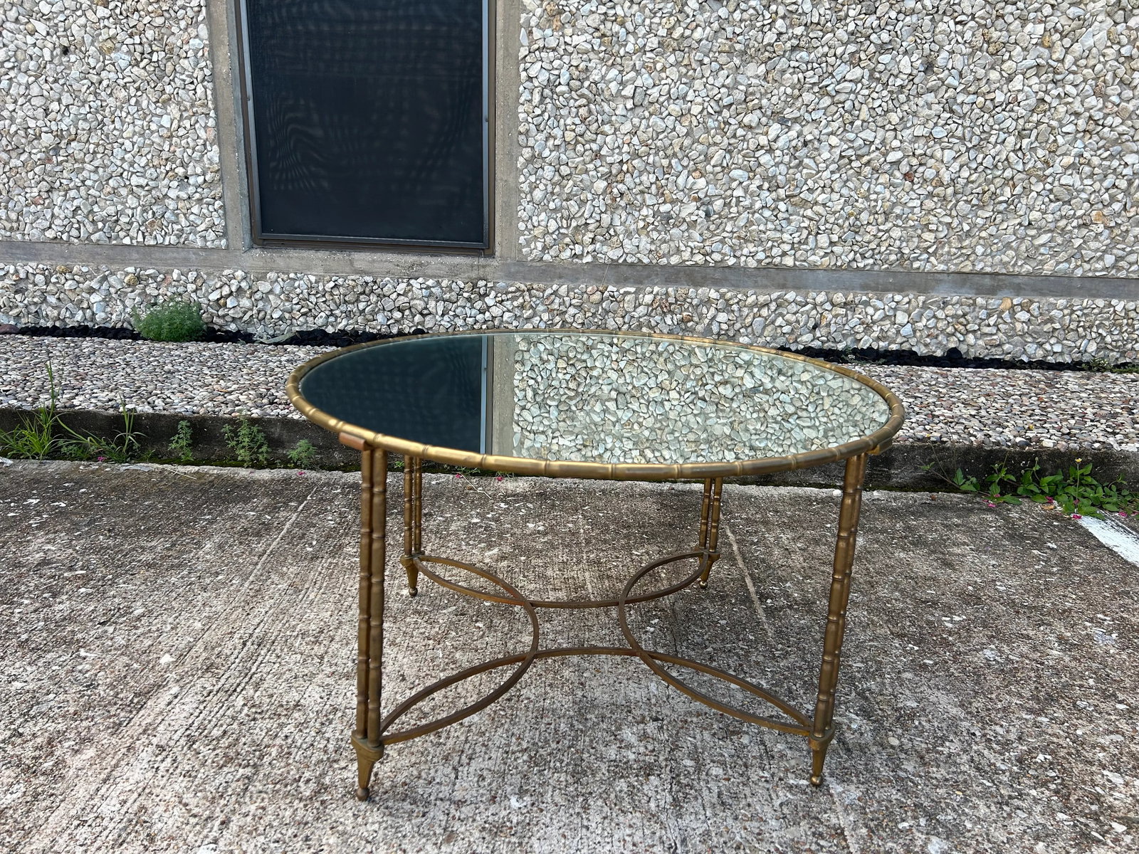 1940s French Maison Baguès Attributed Brass Coffee Table - 11
