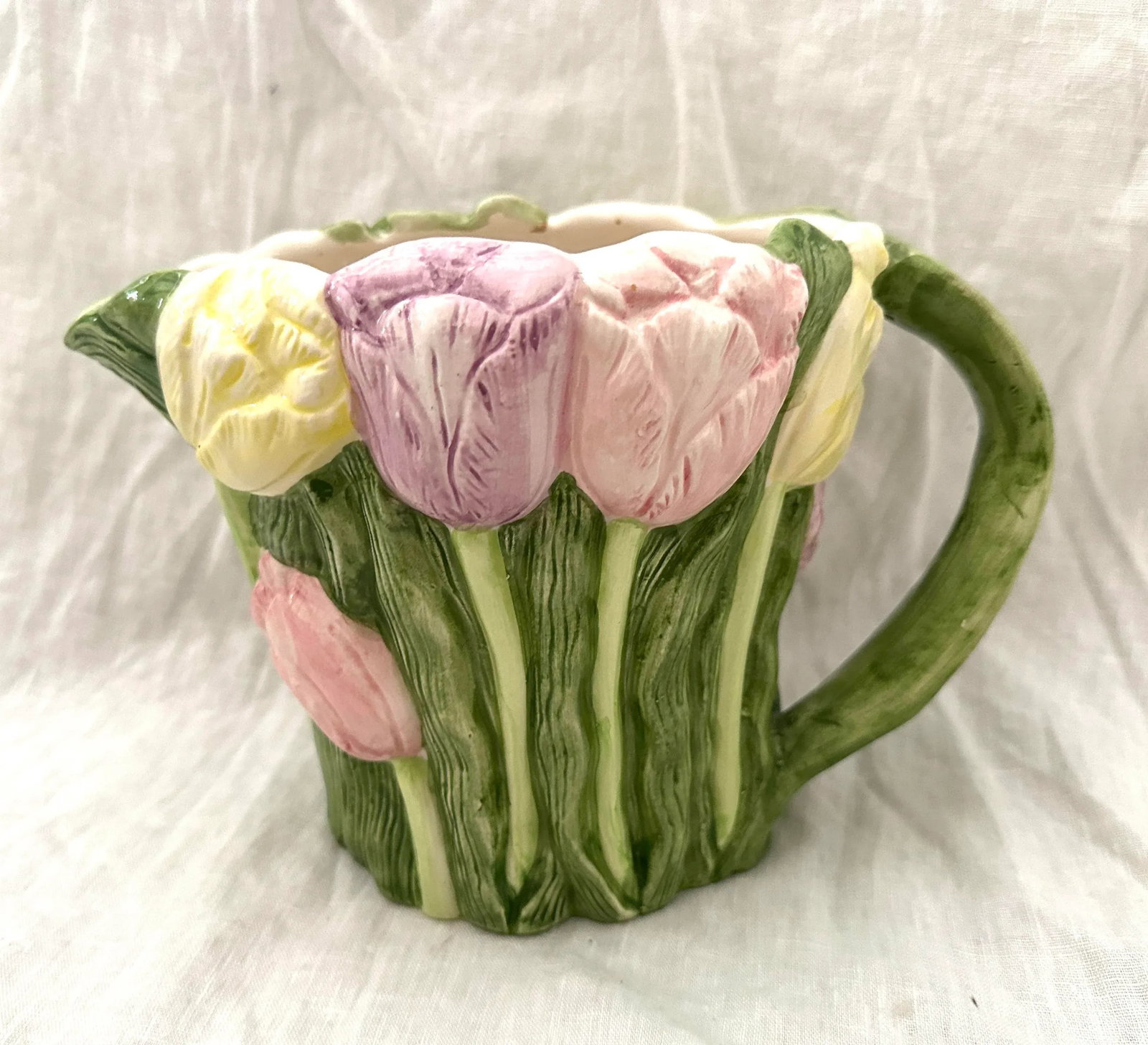 Fitz & Floyd "Spring Parade" Tulip Pitcher - 3