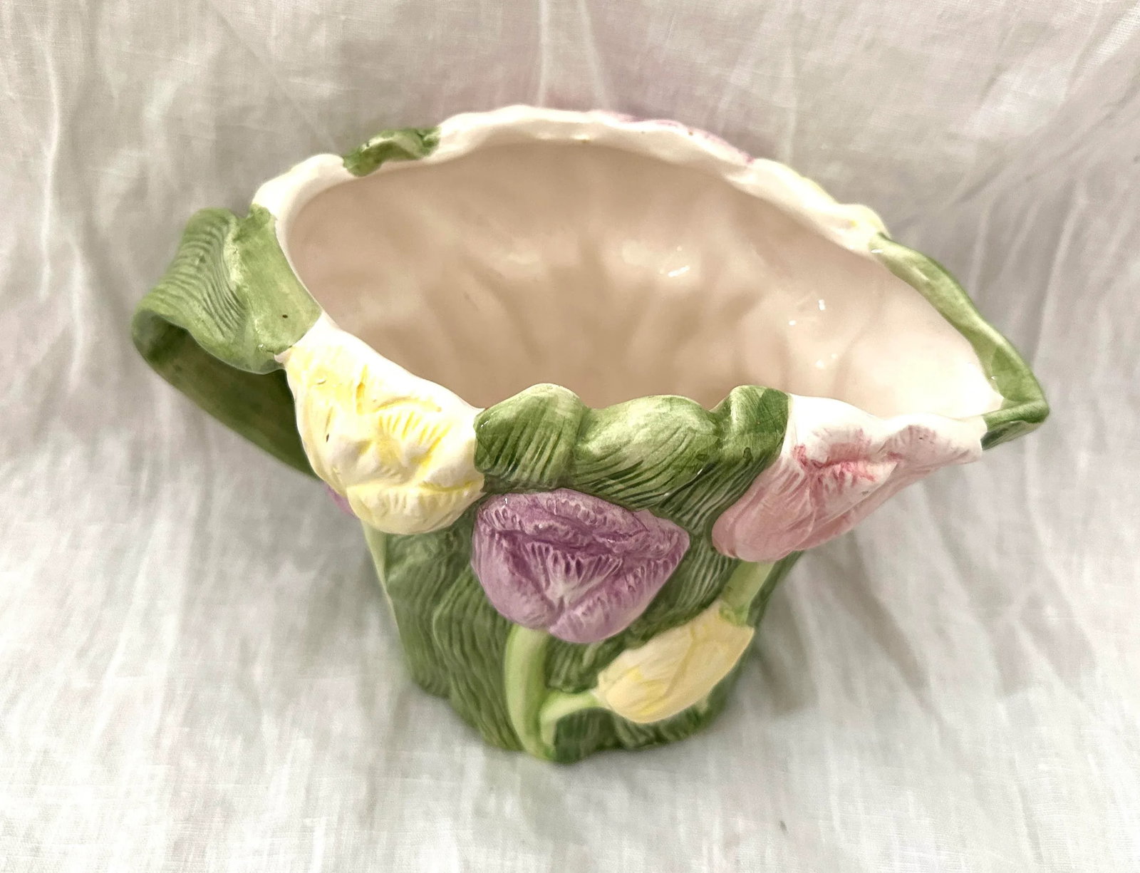 Fitz & Floyd "Spring Parade" Tulip Pitcher - 4