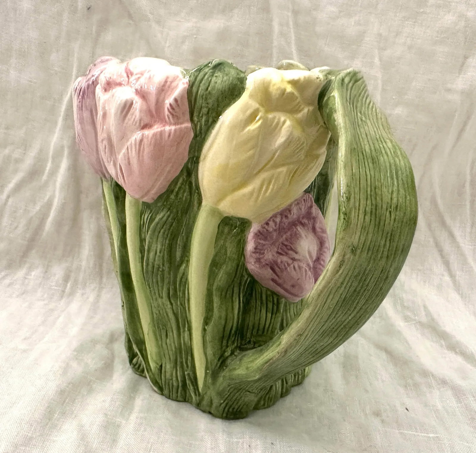 Fitz & Floyd "Spring Parade" Tulip Pitcher - 5
