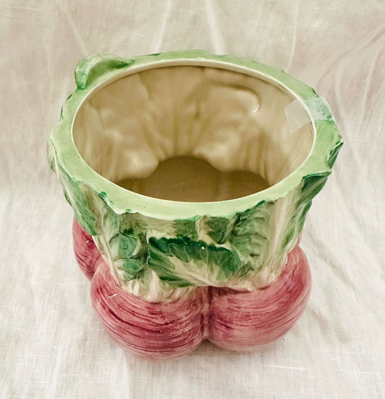 Fitz & Floyd Vegetable Garden Radish Canister - 2