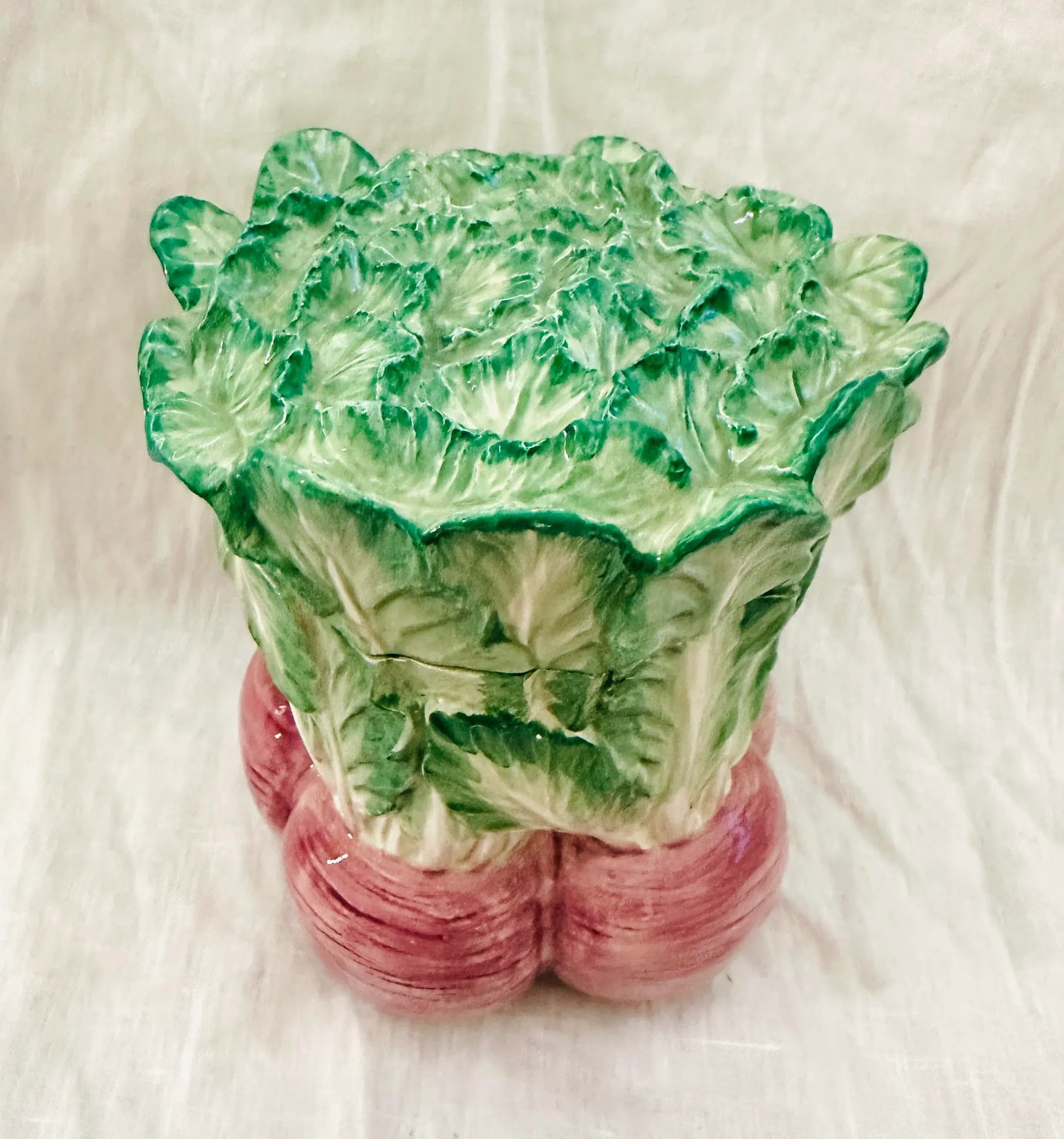 Fitz & Floyd Vegetable Garden Radish Canister - 4