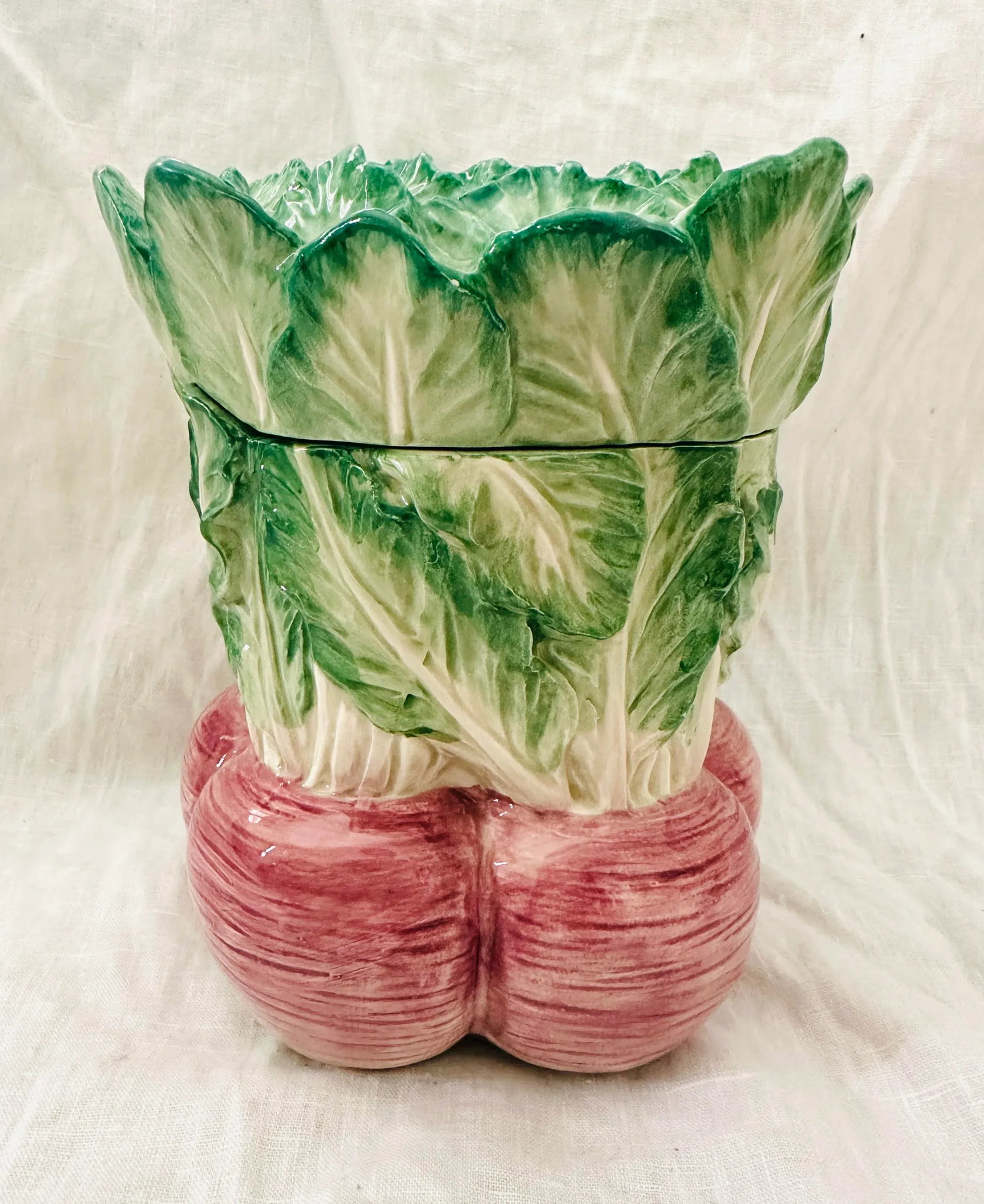 Fitz & Floyd Vegetable Garden Radish Canister - 5