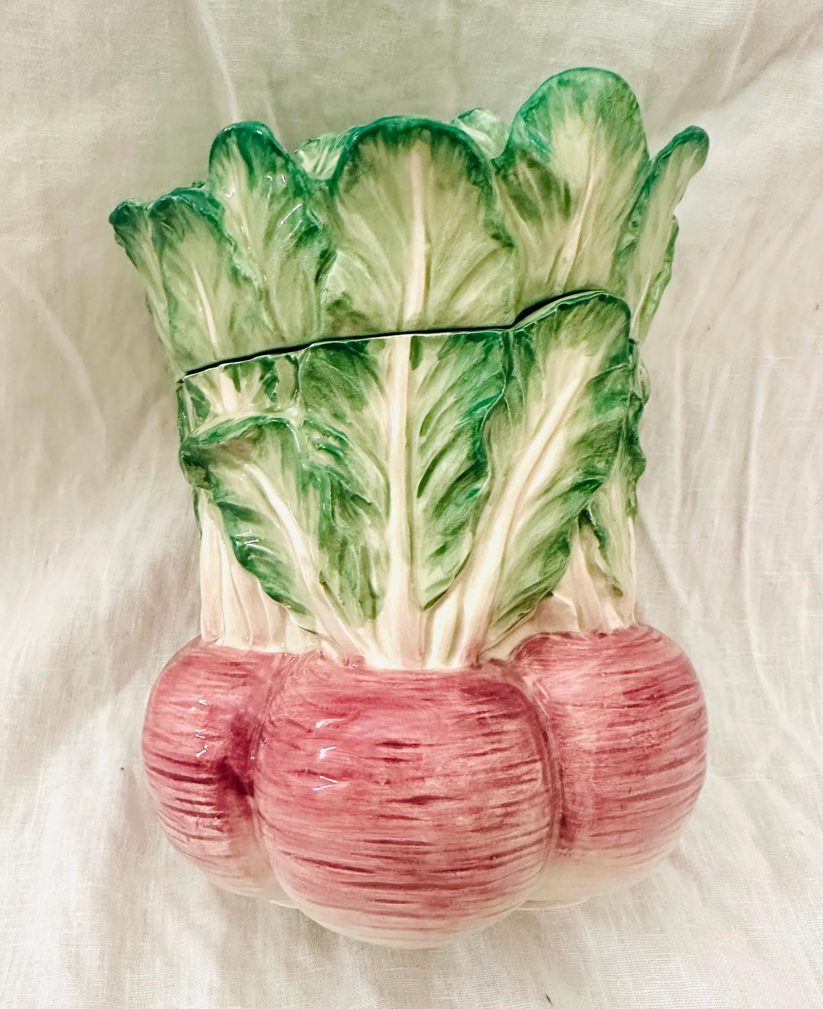 Fitz & Floyd Vegetable Garden Radish Canister - 6