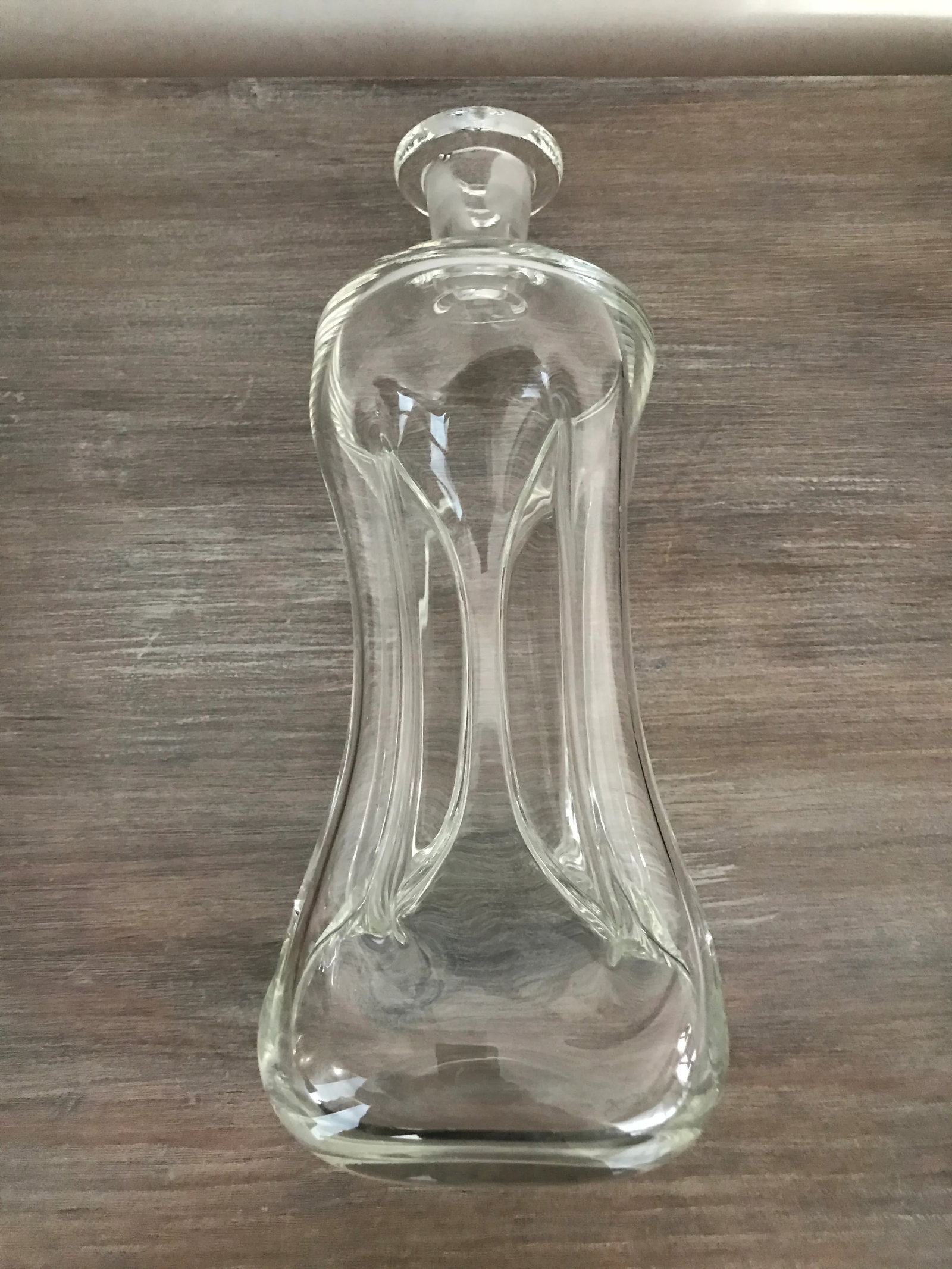 Vintage 1960s Holmegaard "Kluk Kluk" Clear Glass Decanter - 2