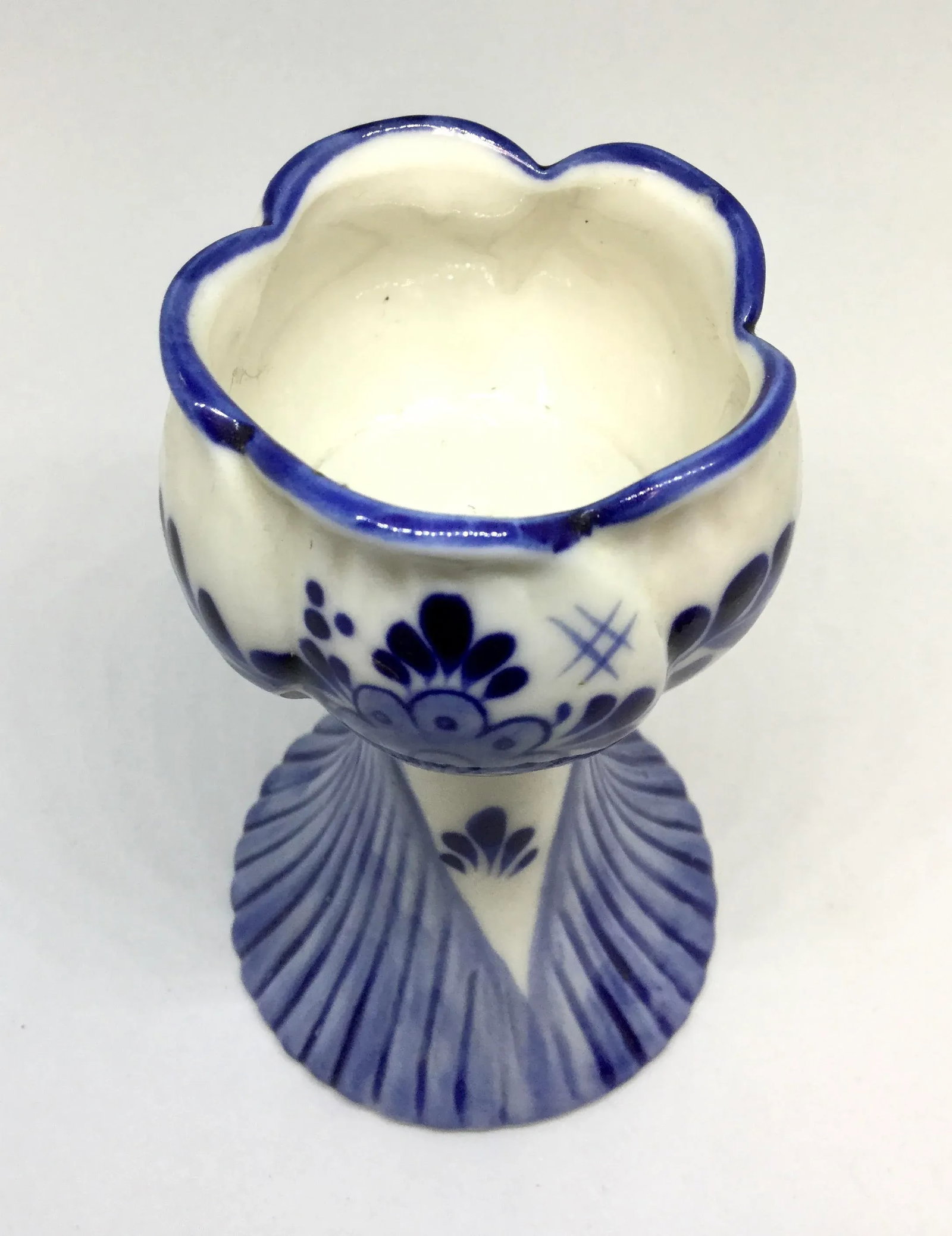 Vintage Delftware Candle Holder or Salt Cellar - 2