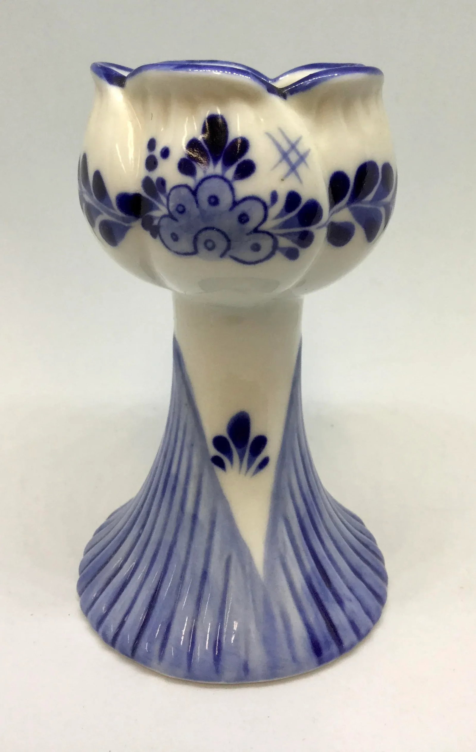 Vintage Delftware Candle Holder or Salt Cellar - 3