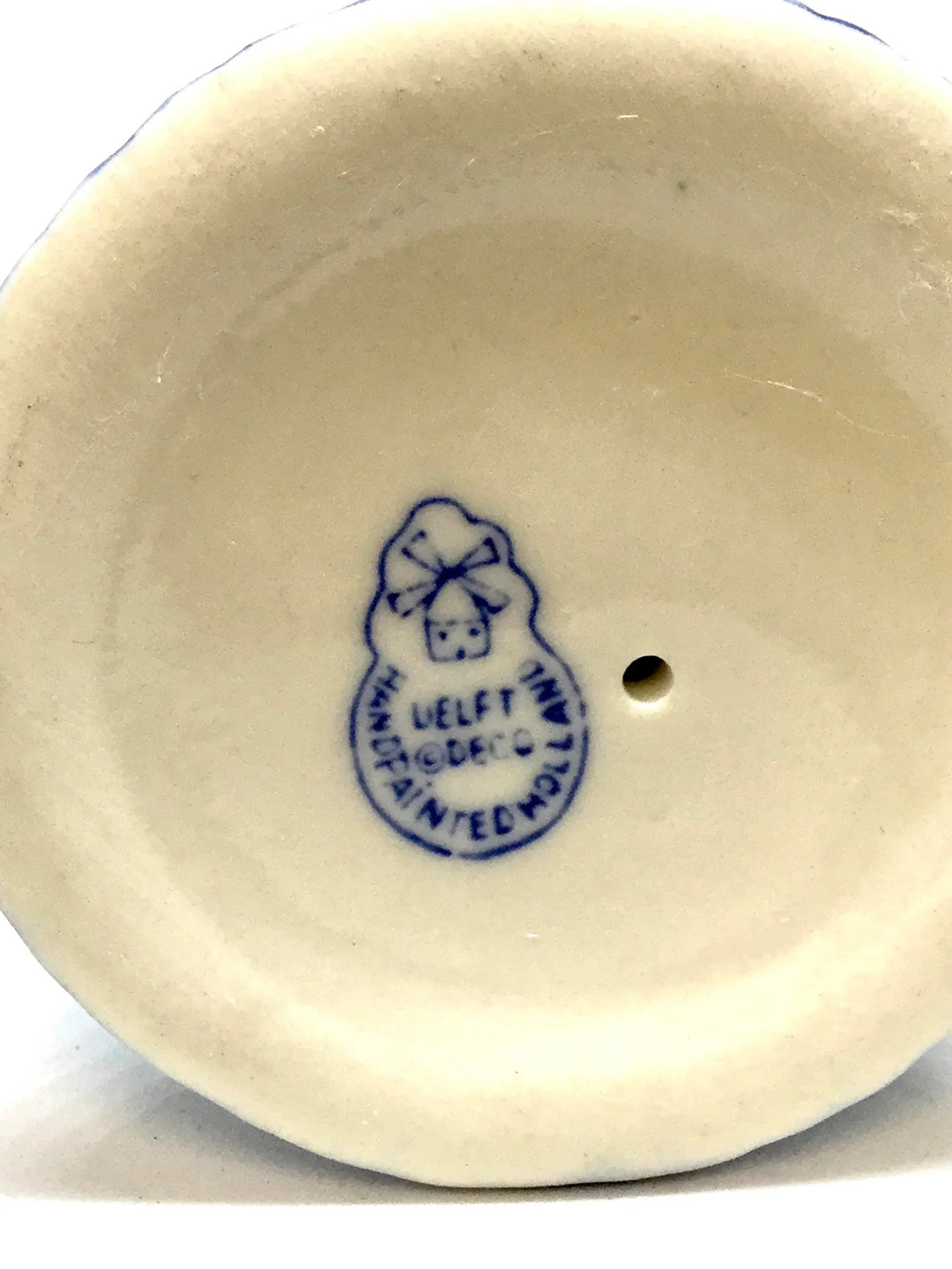 Vintage Delftware Candle Holder or Salt Cellar - 5