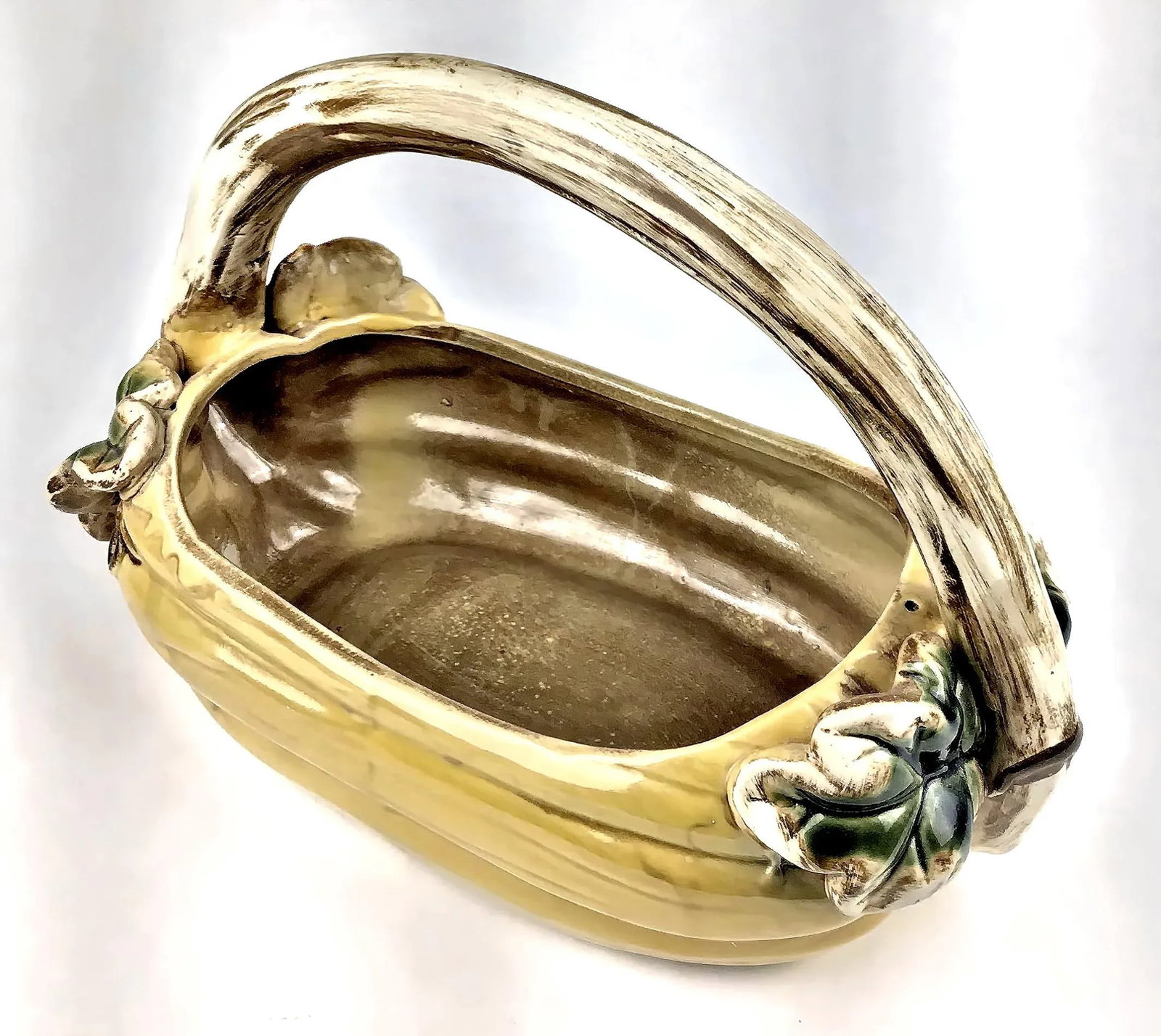 Vintage Studio Rustic Pottery Basket - 11