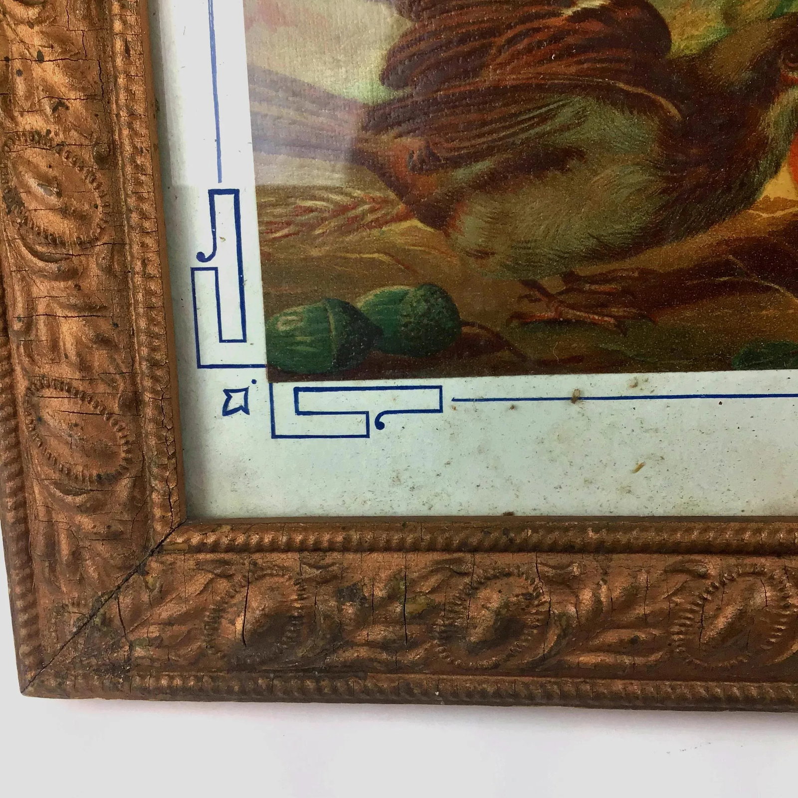 19th Century Original Framed Oil Painting - 4