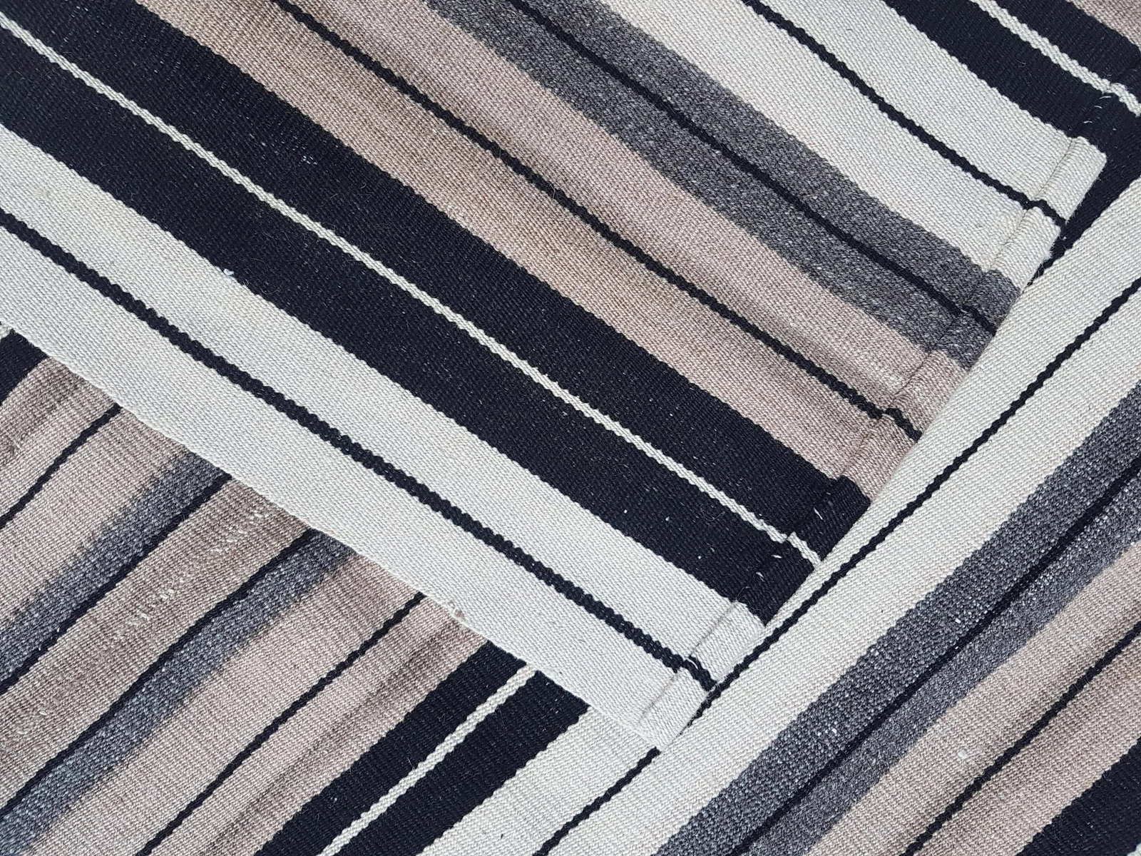 Turkish Organic Hemp Sisal Kilim Rug 4'9" X 9'3" - 10