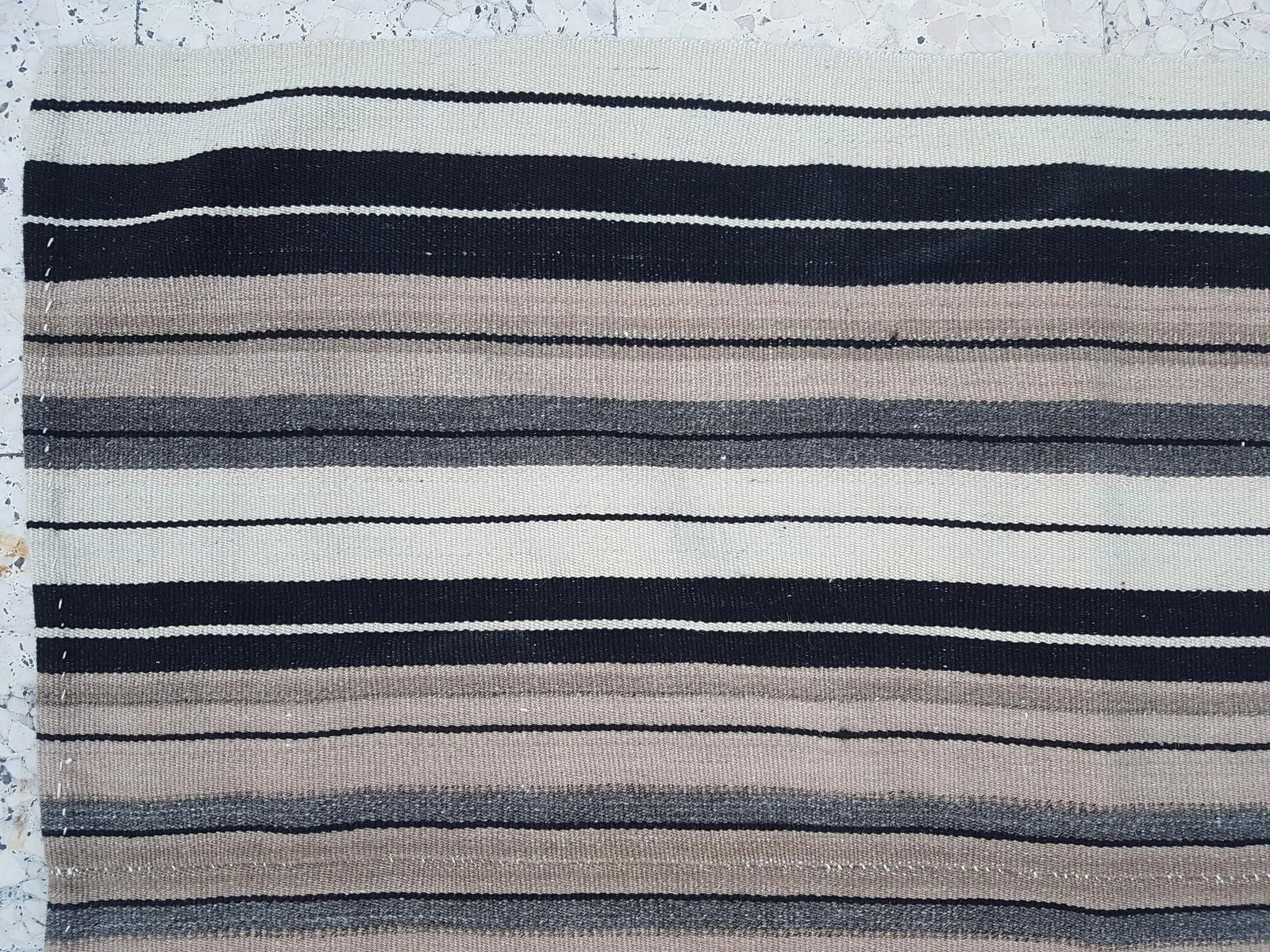 Turkish Organic Hemp Sisal Kilim Rug 4'9" X 9'3" - 3