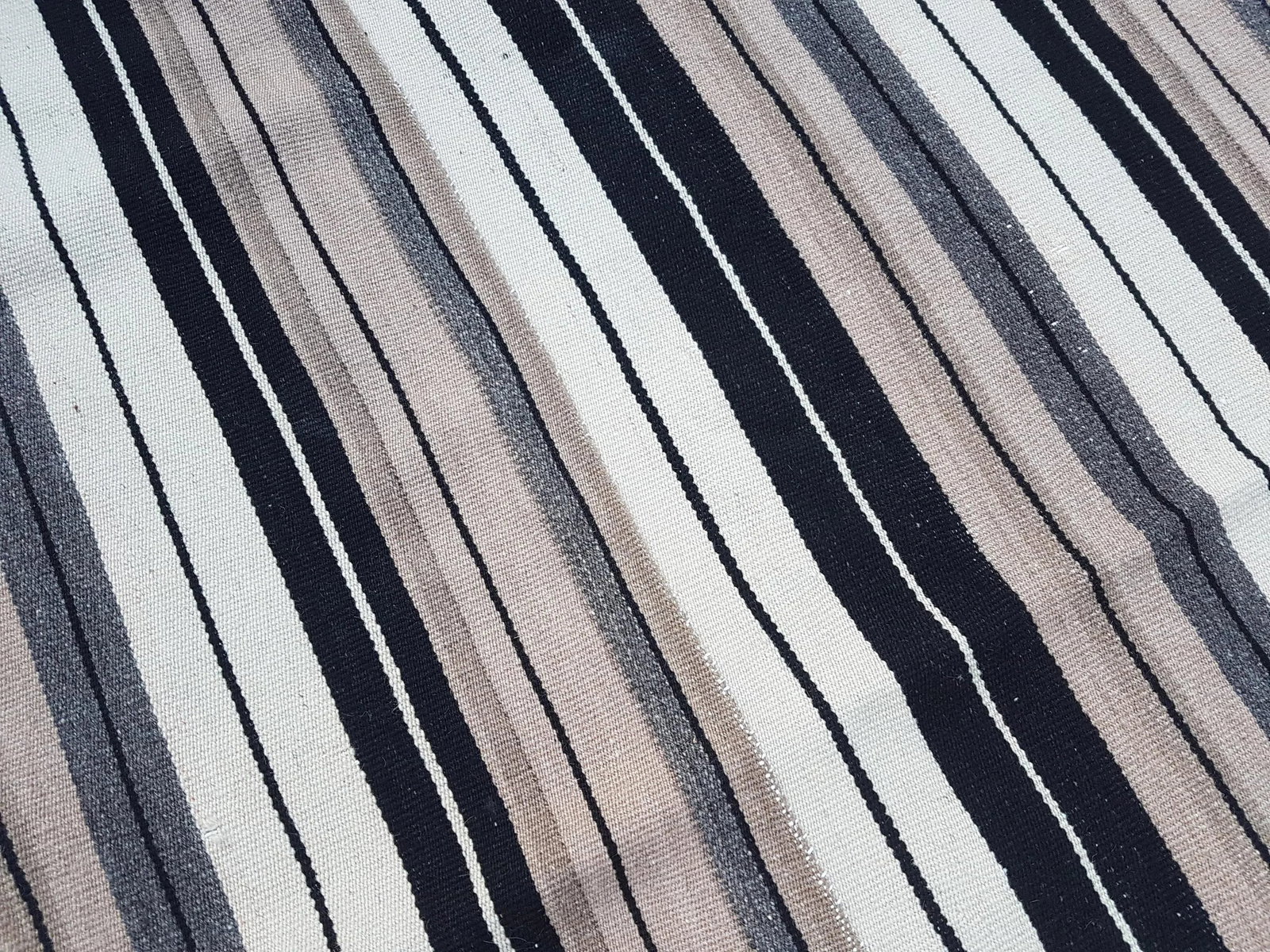 Turkish Organic Hemp Sisal Kilim Rug 4'9" X 9'3" - 8