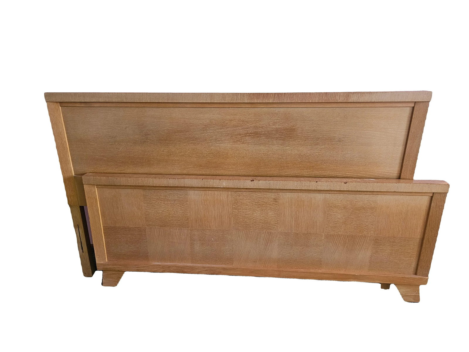 Vintage 1950s Starline Hollywood La Blond Birch Full Size Bed - 3