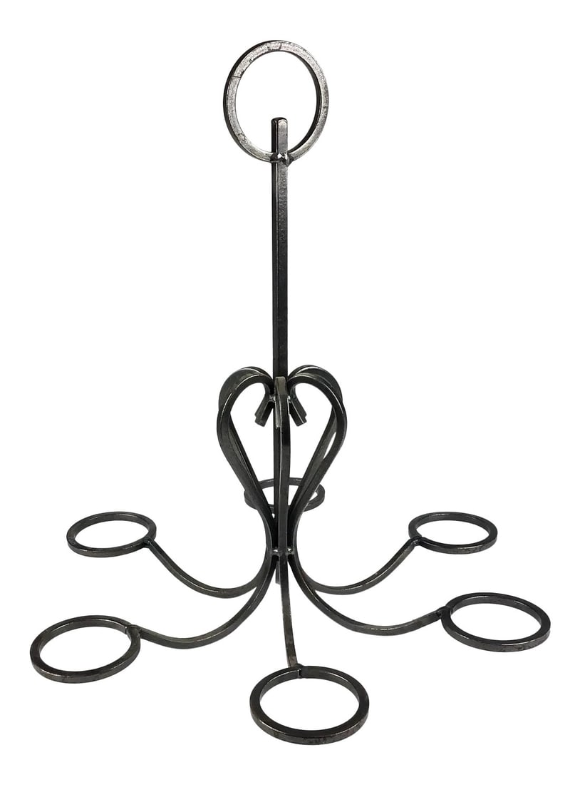 Artisan Vintage Wrought Iron Table Chandelier (1 of 13)