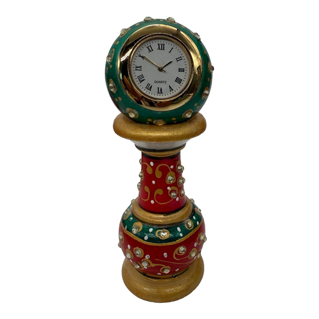 Marble Meenakari Table Clock (1 of 12)