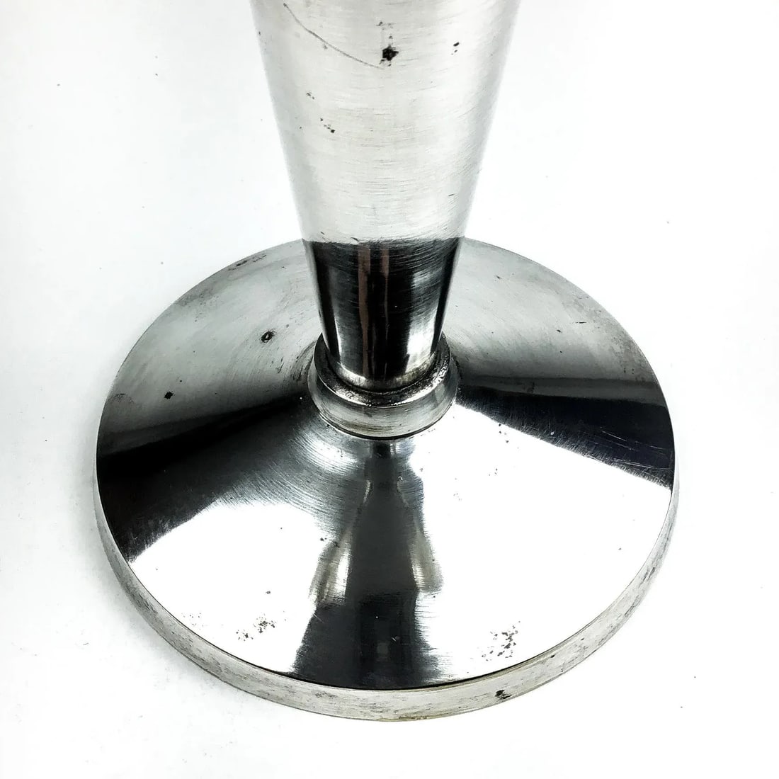 Post Modern Nickle Silver Candelabra - 10